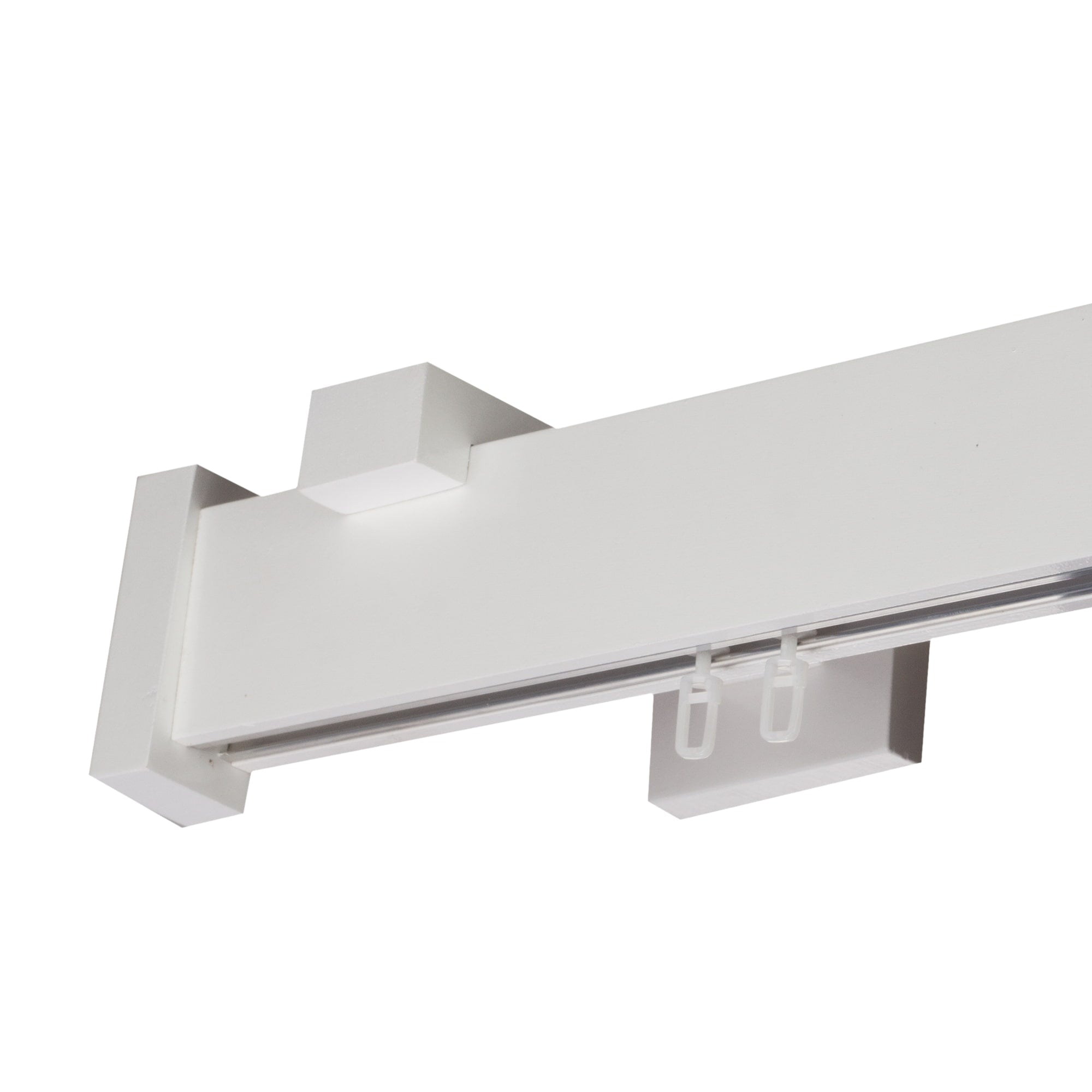 Dalia Wooden Curtain Rod with Aluminum Track