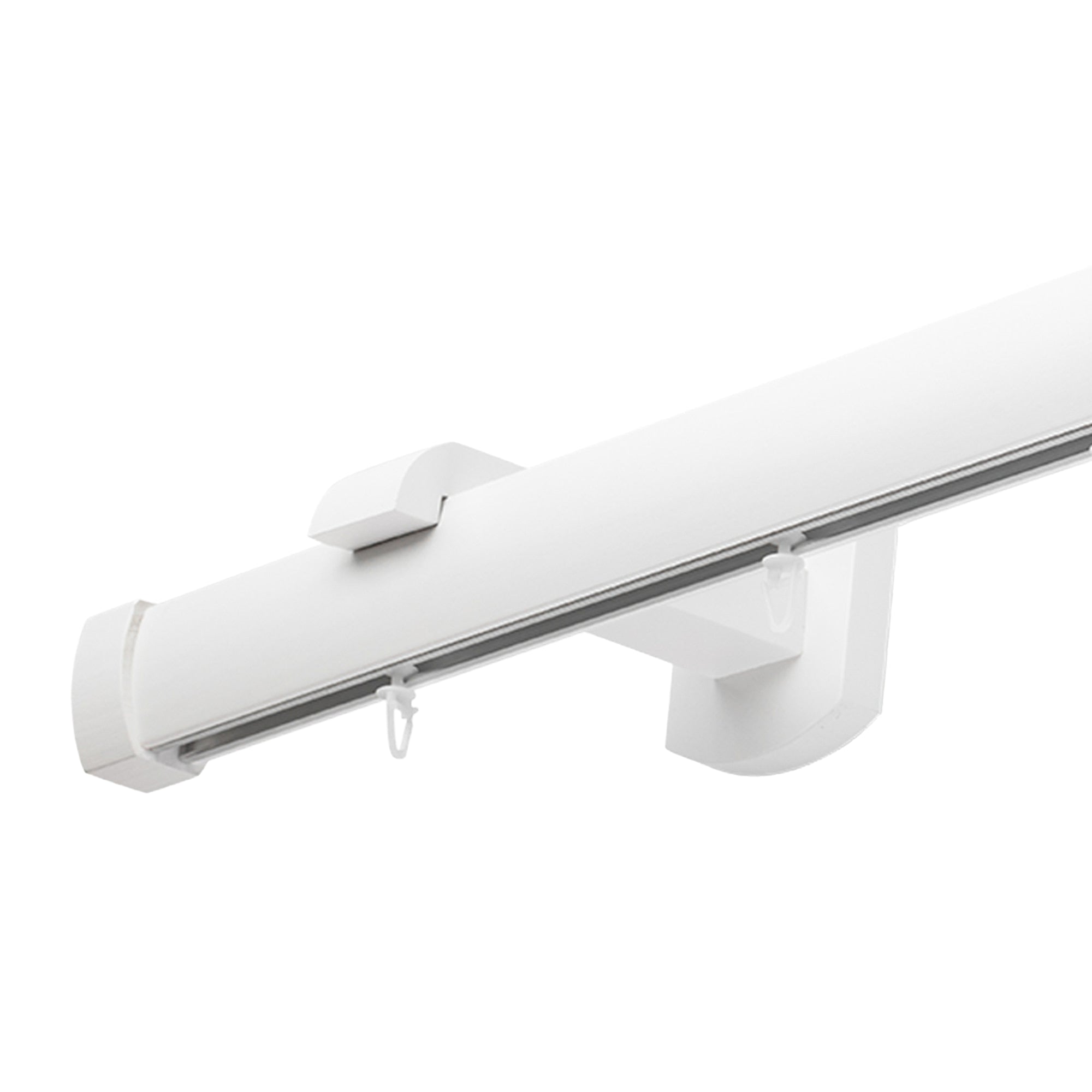 Domino Single Wooden Curtain Rod