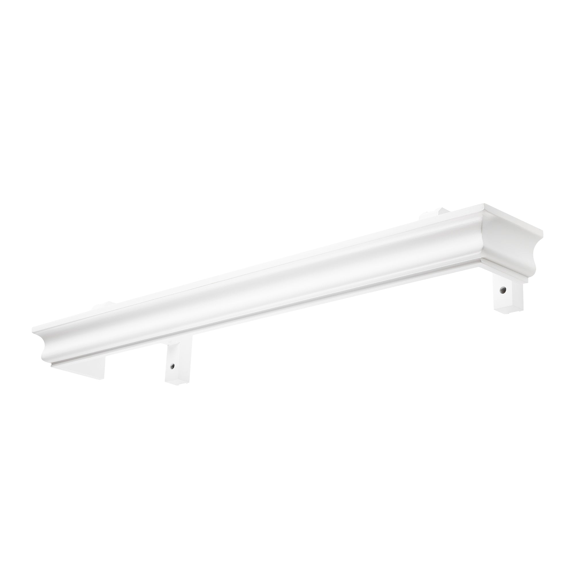 Athena Wooden Curtain Track System with Decorative Valance