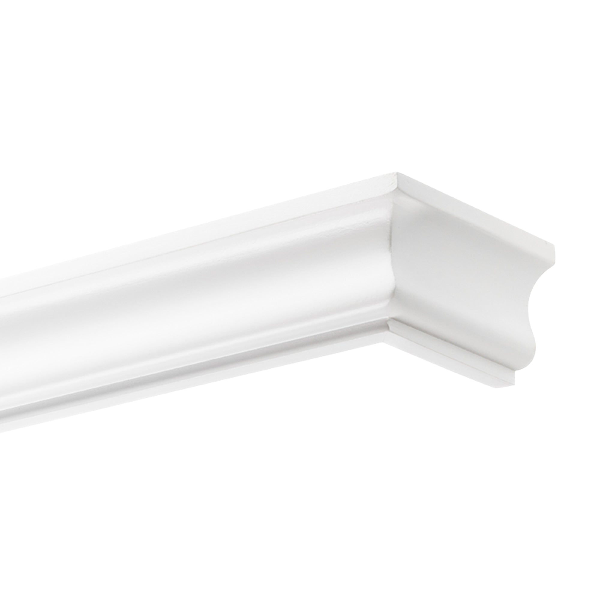Athena Wooden Curtain Track System with Decorative Valance