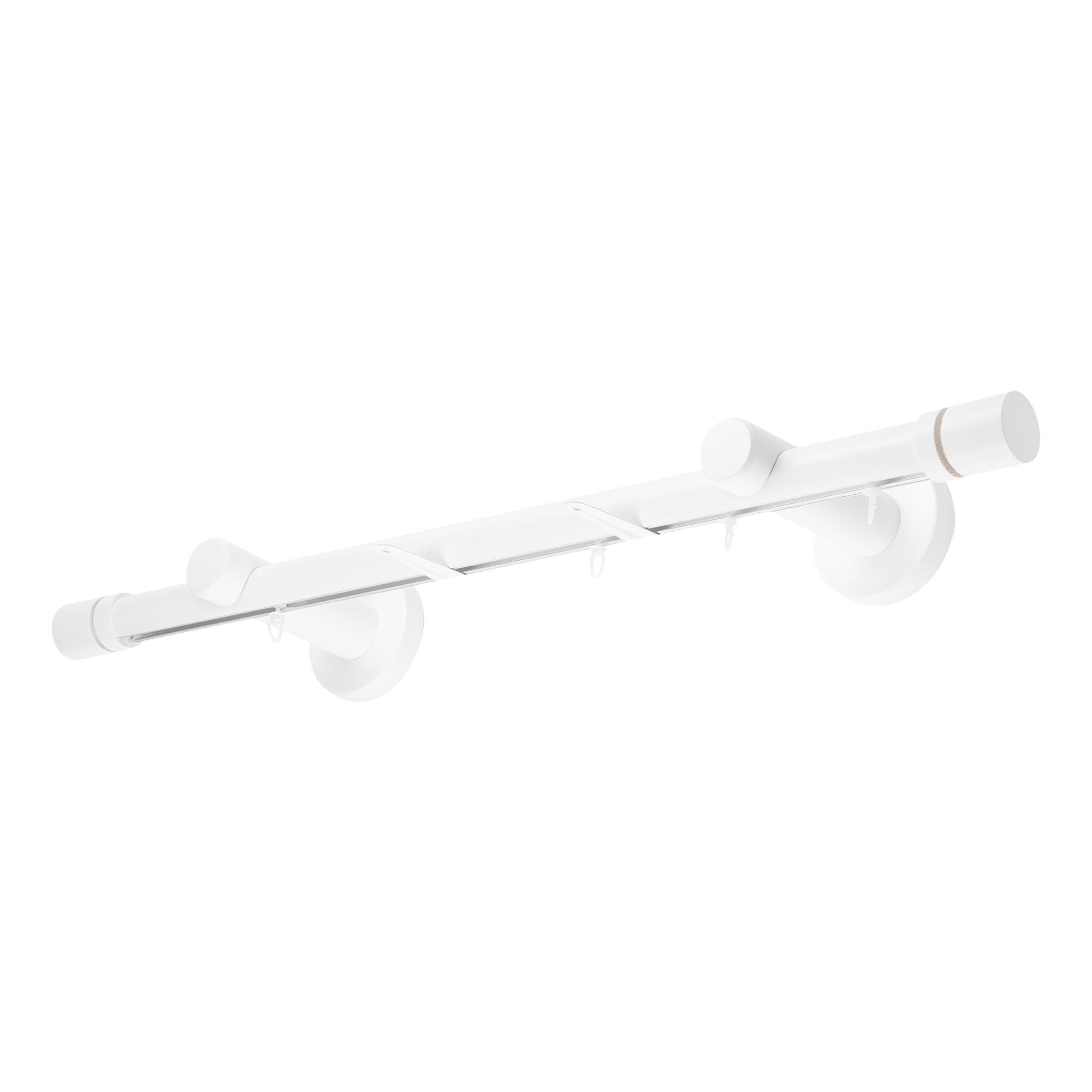 Cilindru Single 35 mm Wooden Curtain Rod & Aluminum Track System