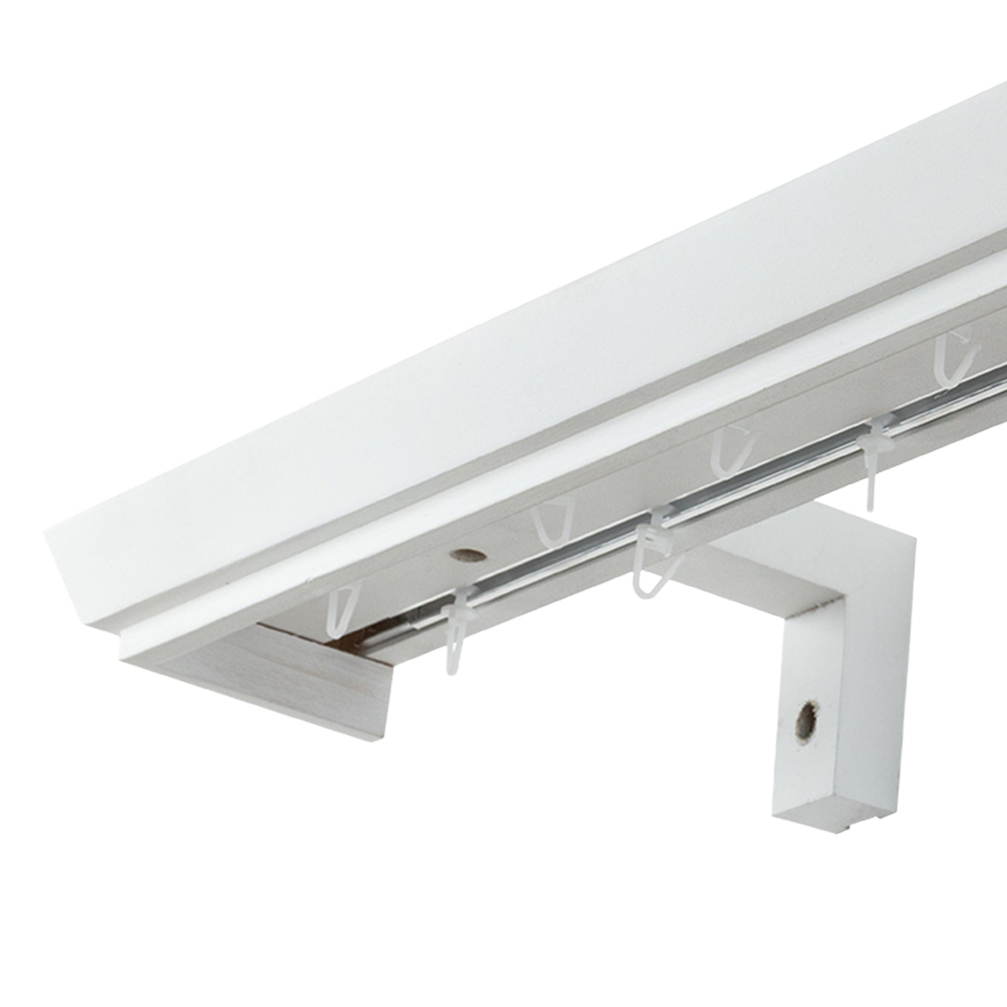 Conic Wooden Curtain Track System with Decorative Valance