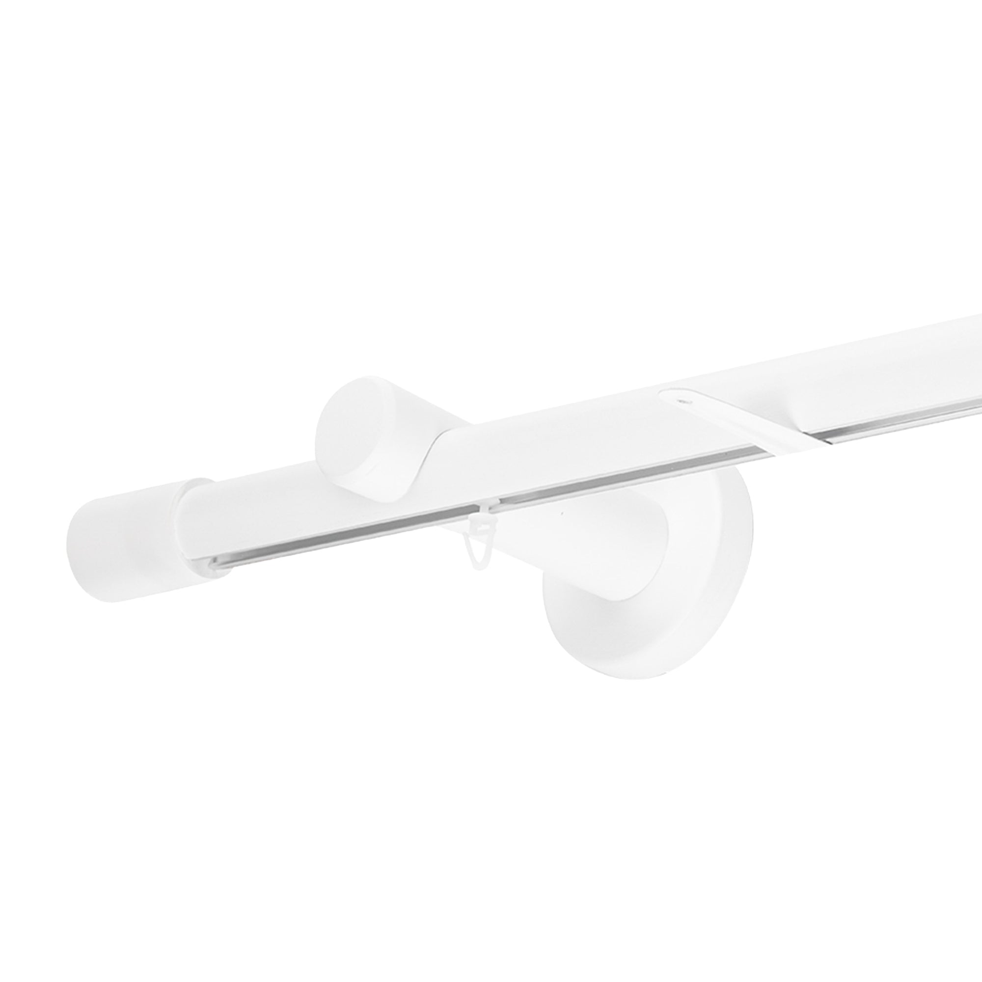Luna Single 35 mm Wooden Curtain Rod & Track System