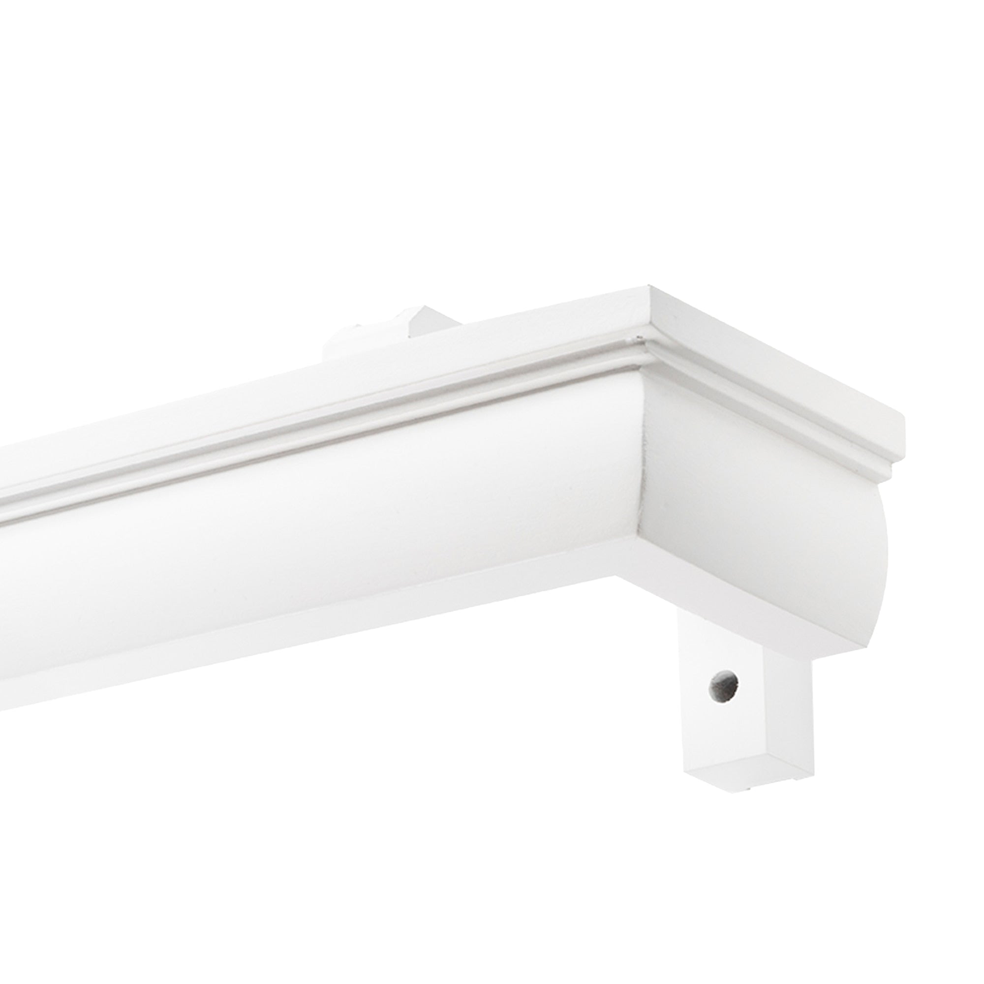 Firenze Wooden Curtain Track System with Decorative Valance