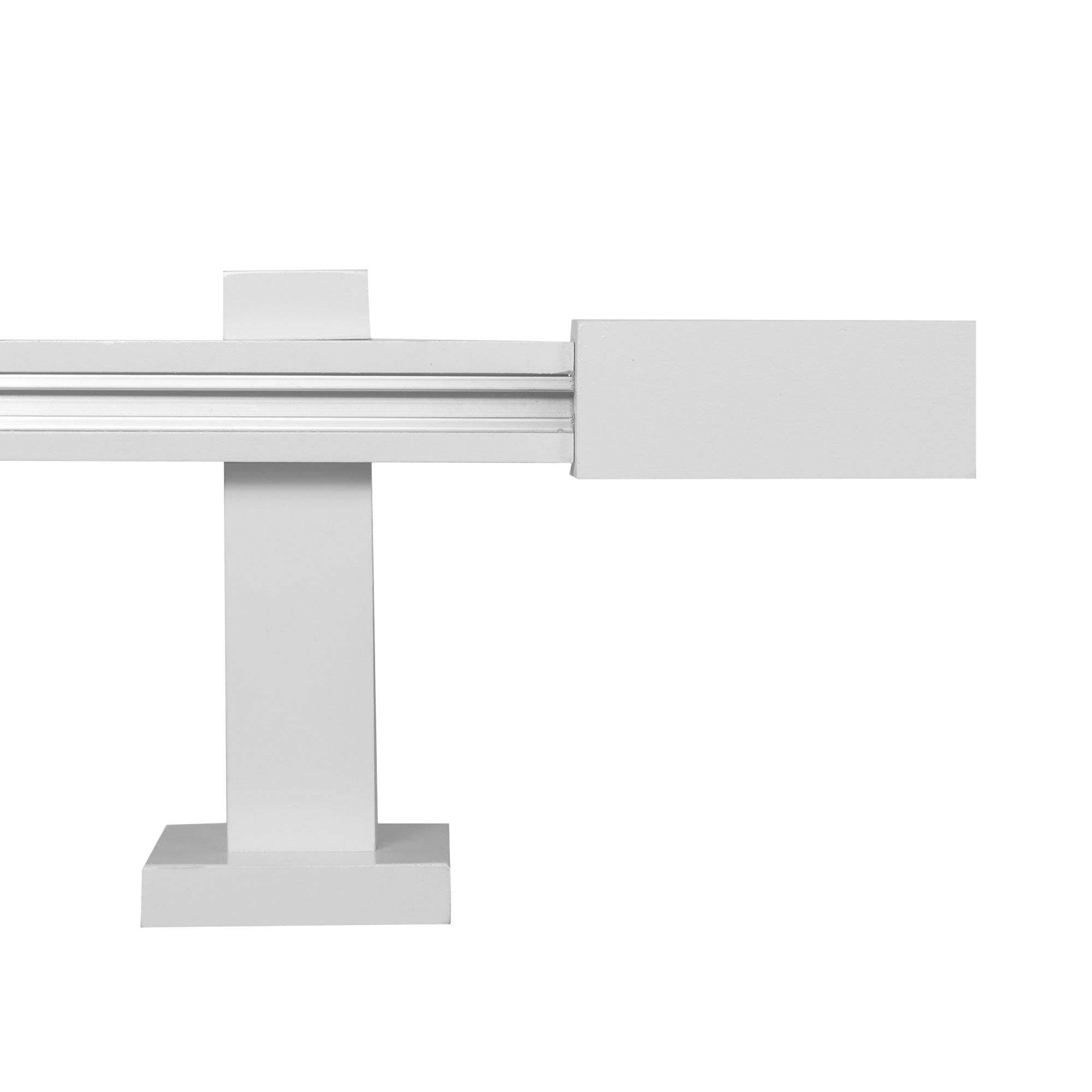Praga Wooden Curtain Rod with Aluminum Track