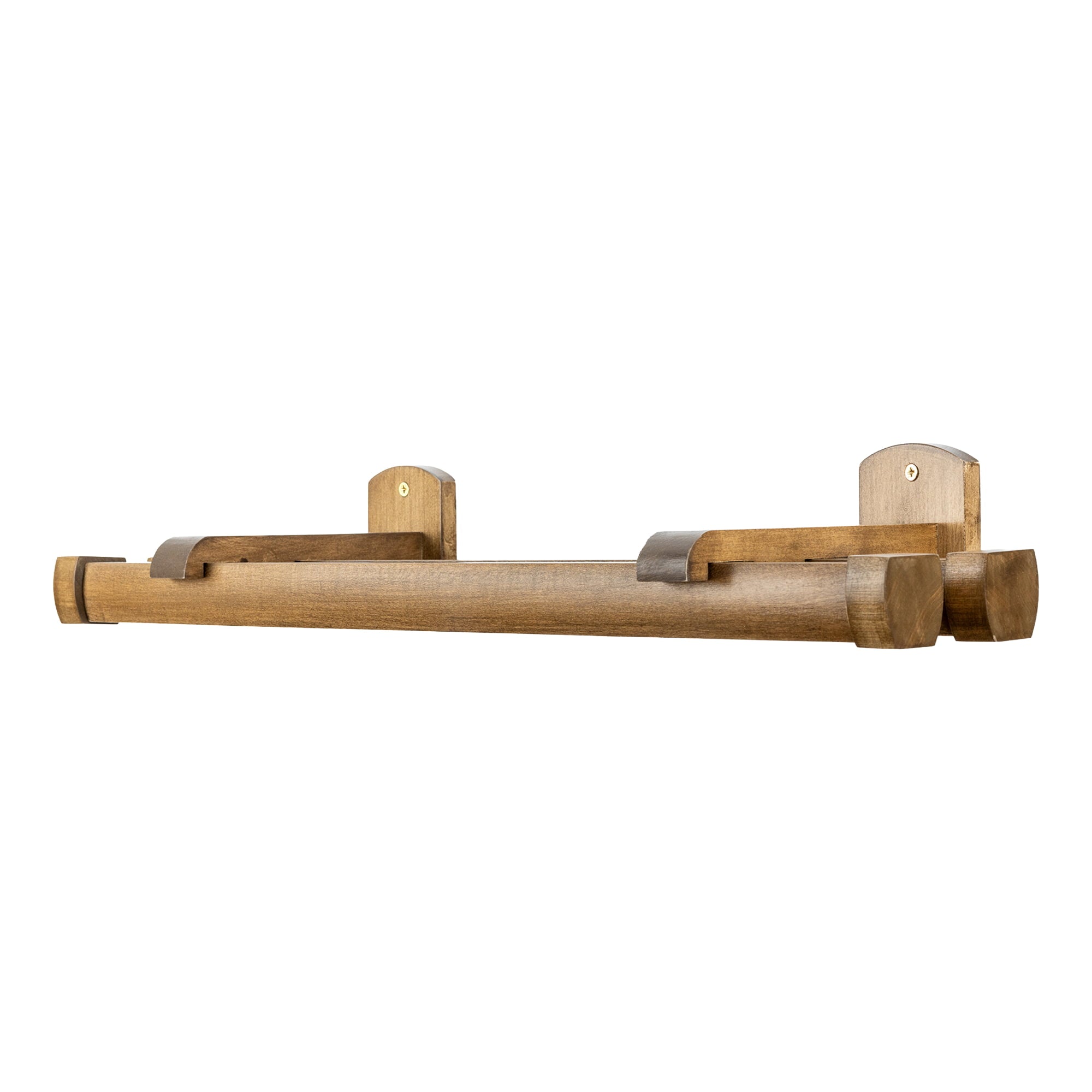 Domino Double Wooden Curtain Rod & Track System for Curtains and Drapes
