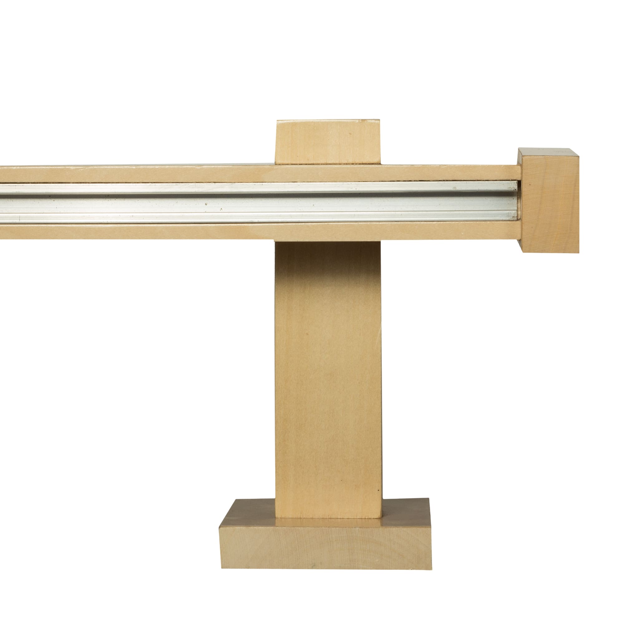 Dalia Wooden Curtain Rod with Aluminum Track