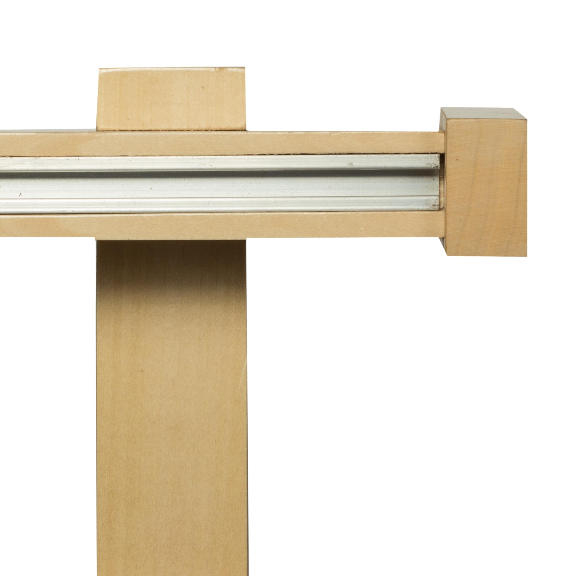 Dalia Wooden Curtain Rod with Aluminum Track