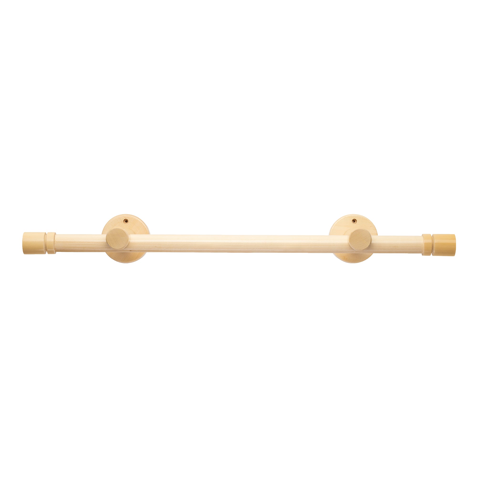 Cilindru Single 35 mm Wooden Curtain Rod & Aluminum Track System