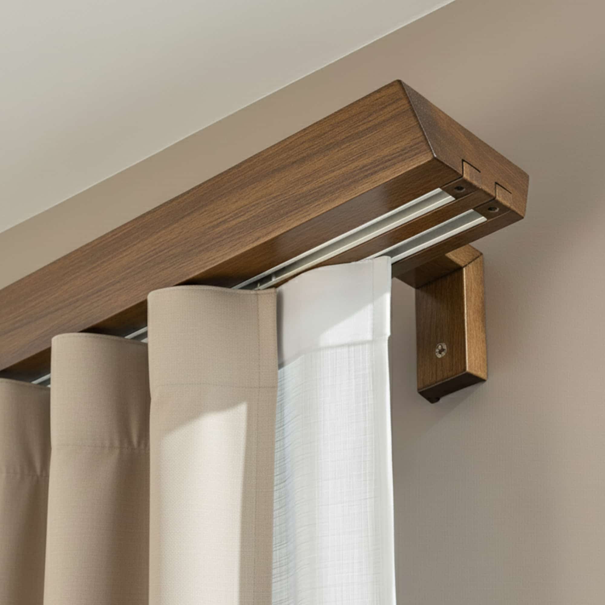 Double curtain and drape track Knauern