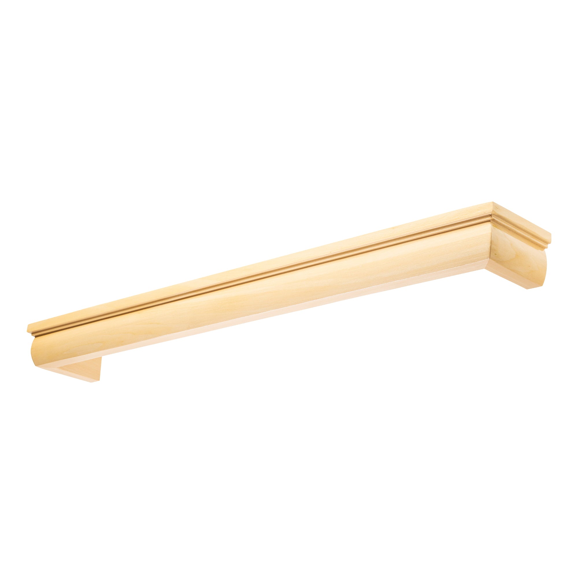 Firenze Wooden Curtain Track System with Decorative Valance
