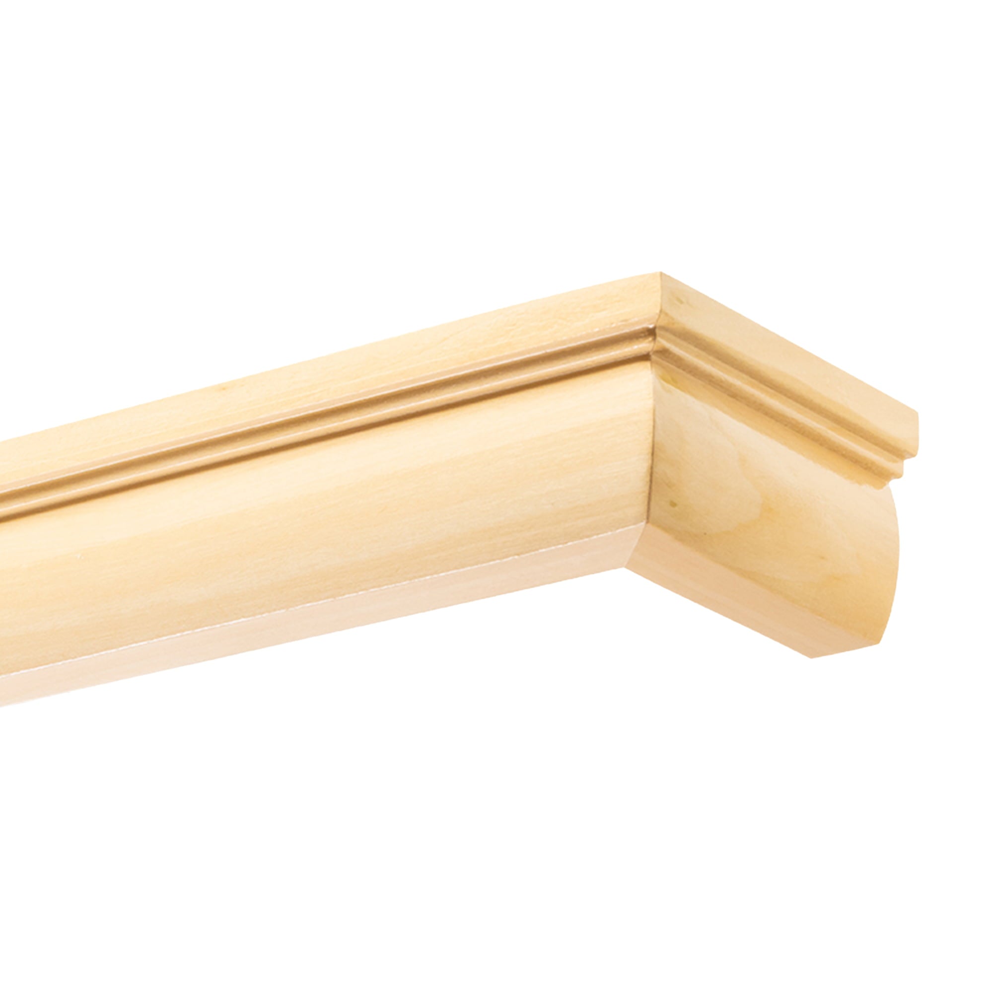 Firenze Wooden Curtain Track System with Decorative Valance