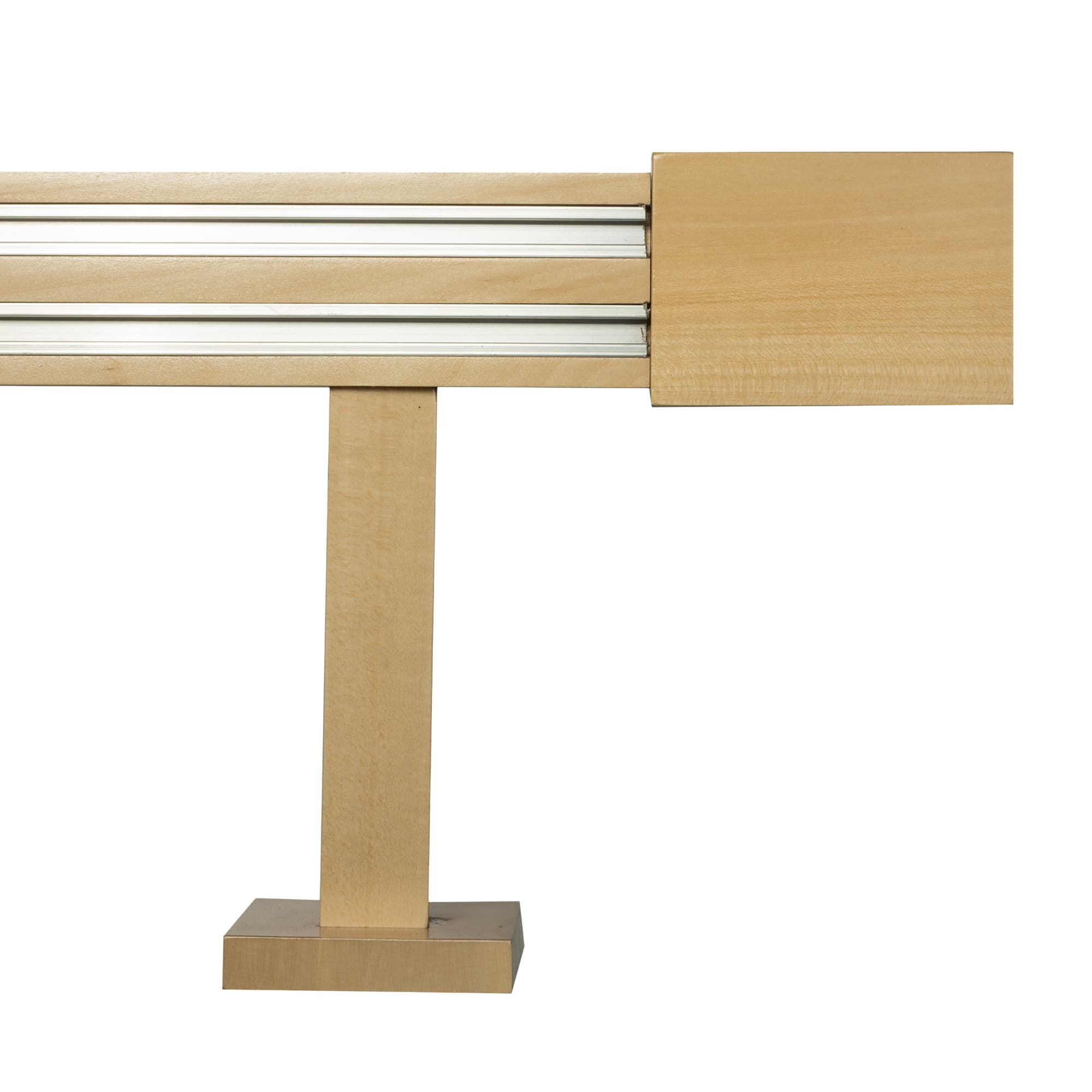 Roma Double Wooden Curtain Rod & Track System for Curtains and Drapes