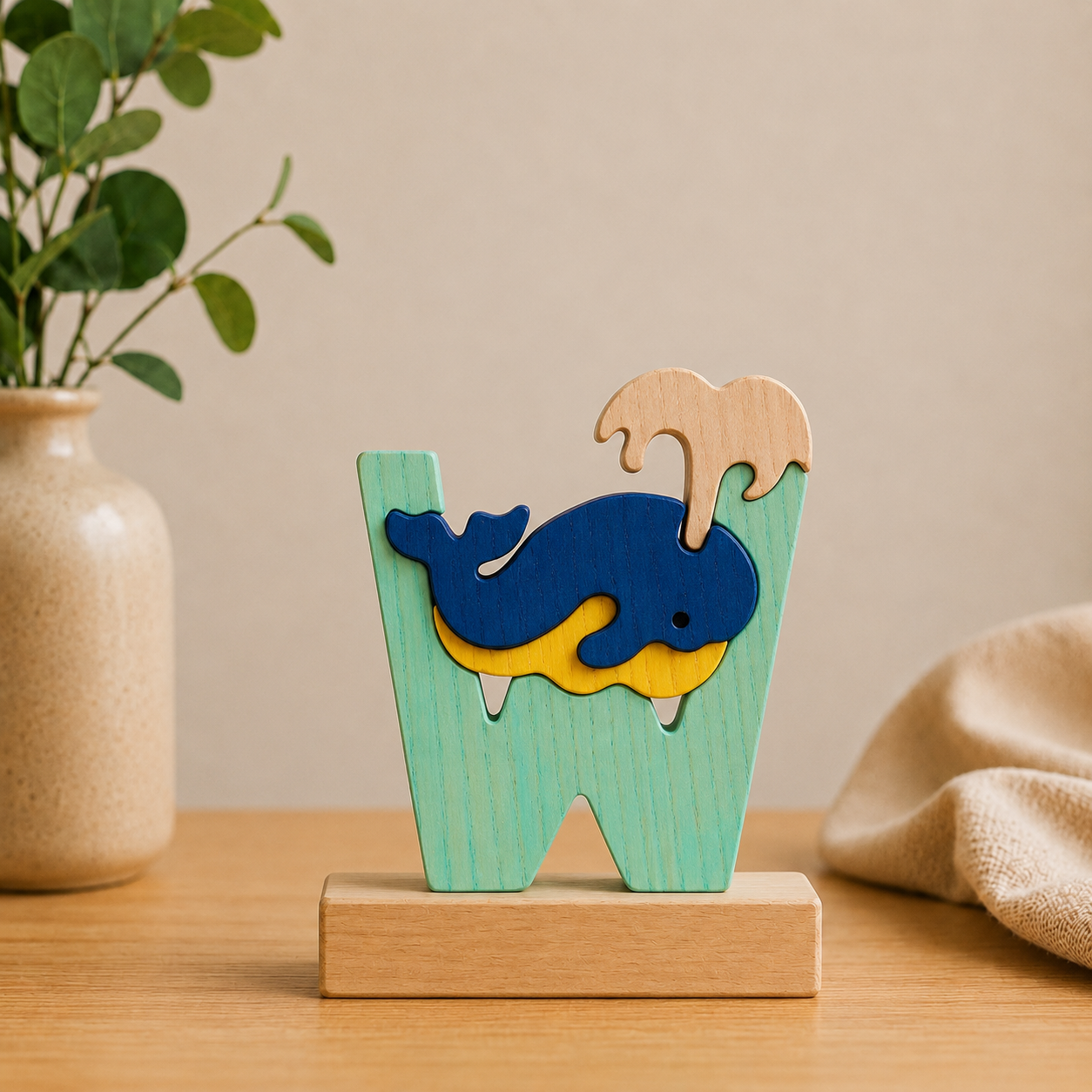 Wooden Alphabet Puzzles