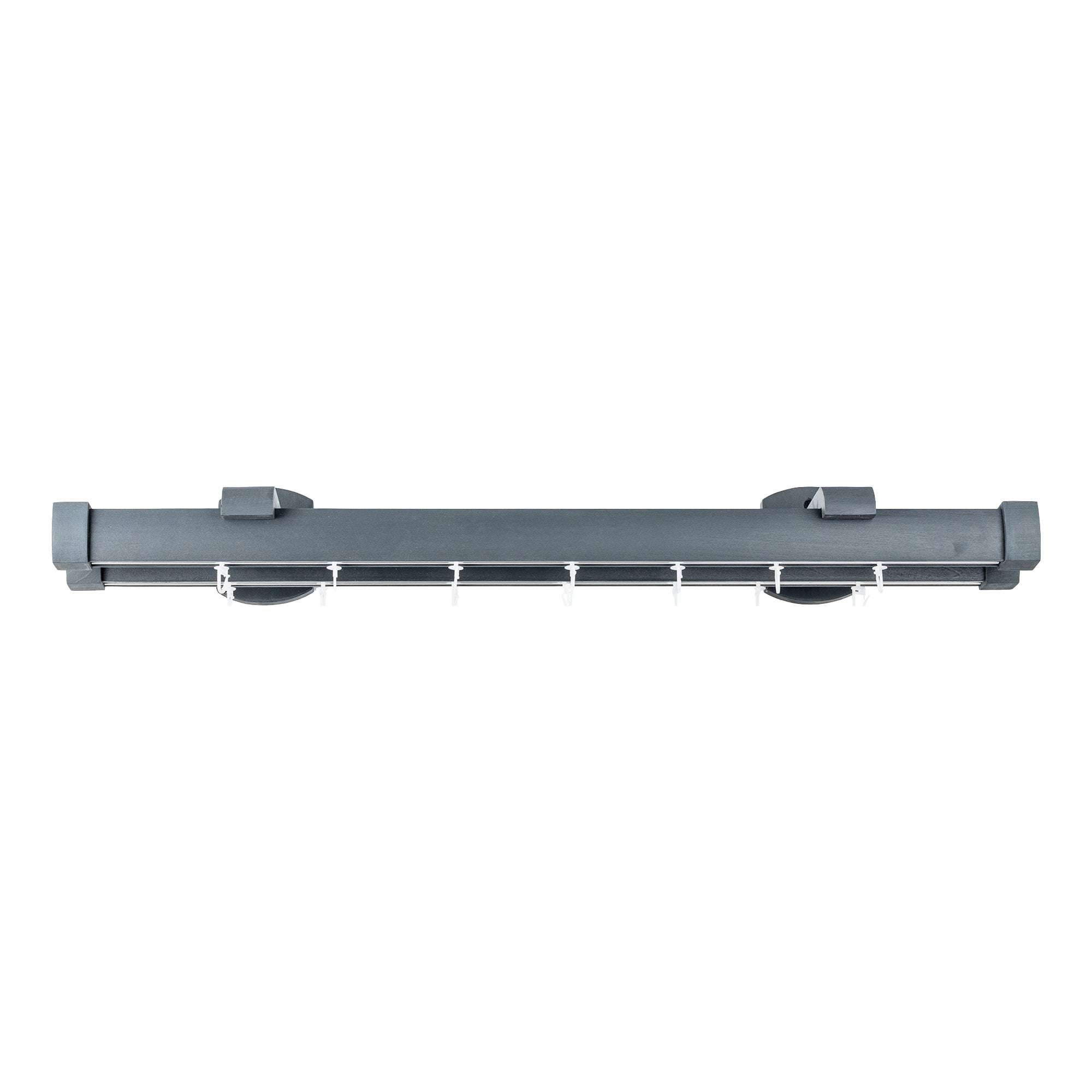 Domino Double Wooden Curtain Rod & Track System for Curtains and Drapes
