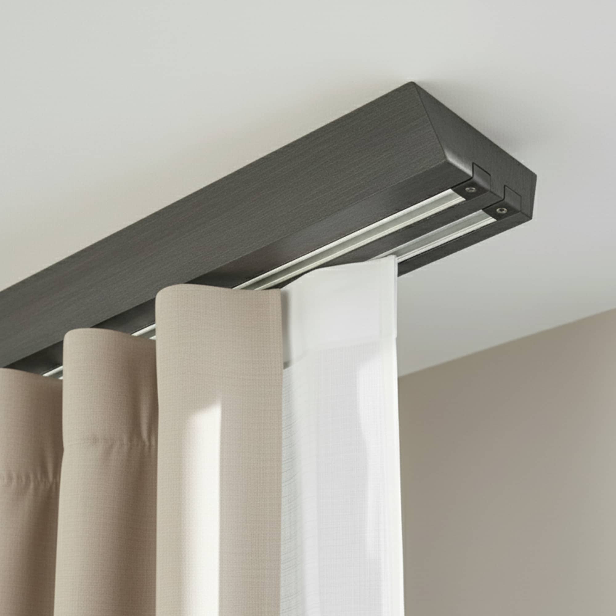 Double curtain and drape track Knauern