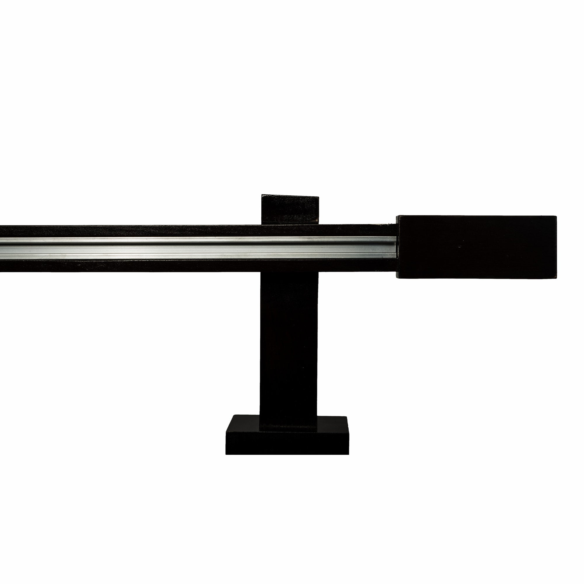 Praga Wooden Curtain Rod with Aluminum Track