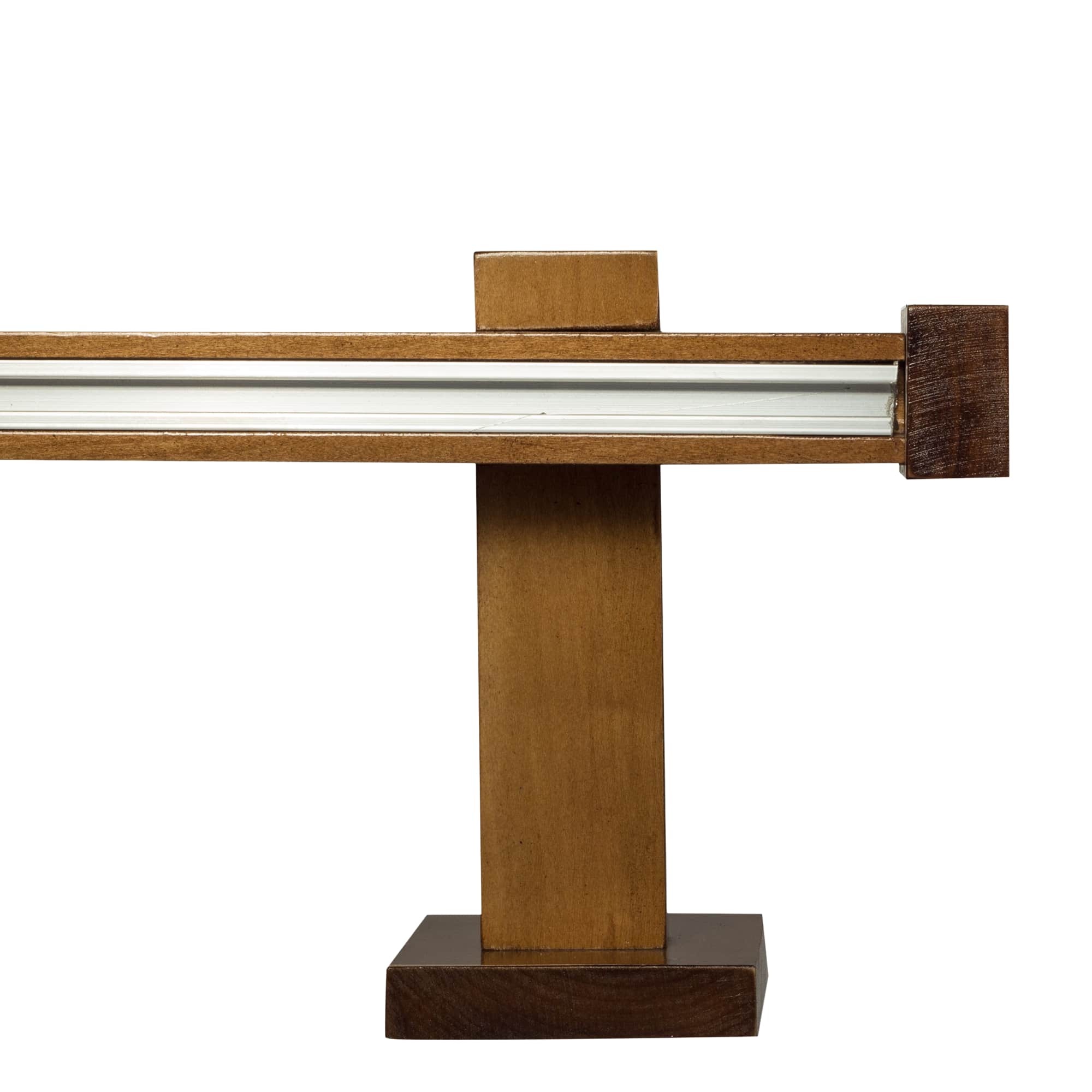 Dalia Wooden Curtain Rod with Aluminum Track
