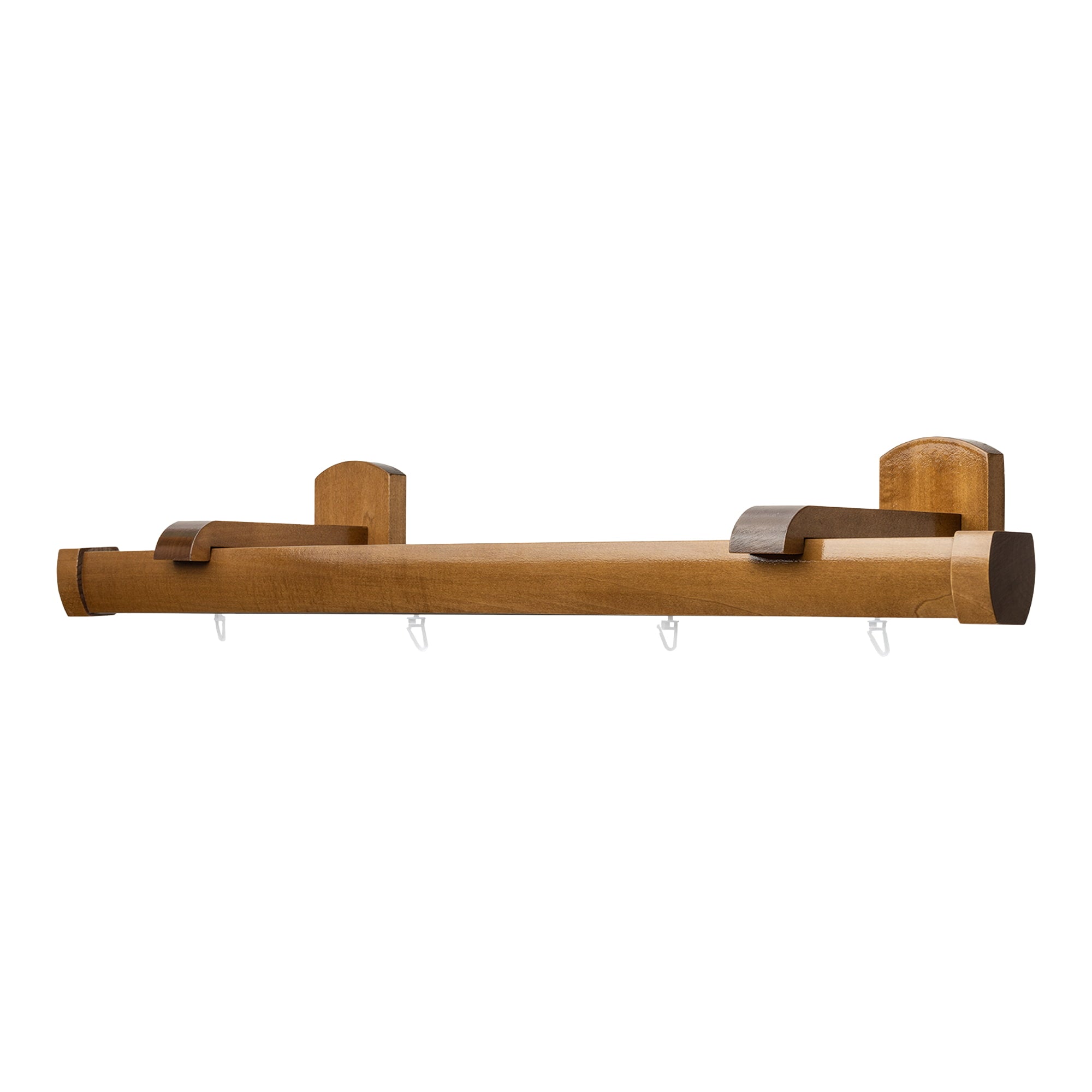Domino Single Wooden Curtain Rod