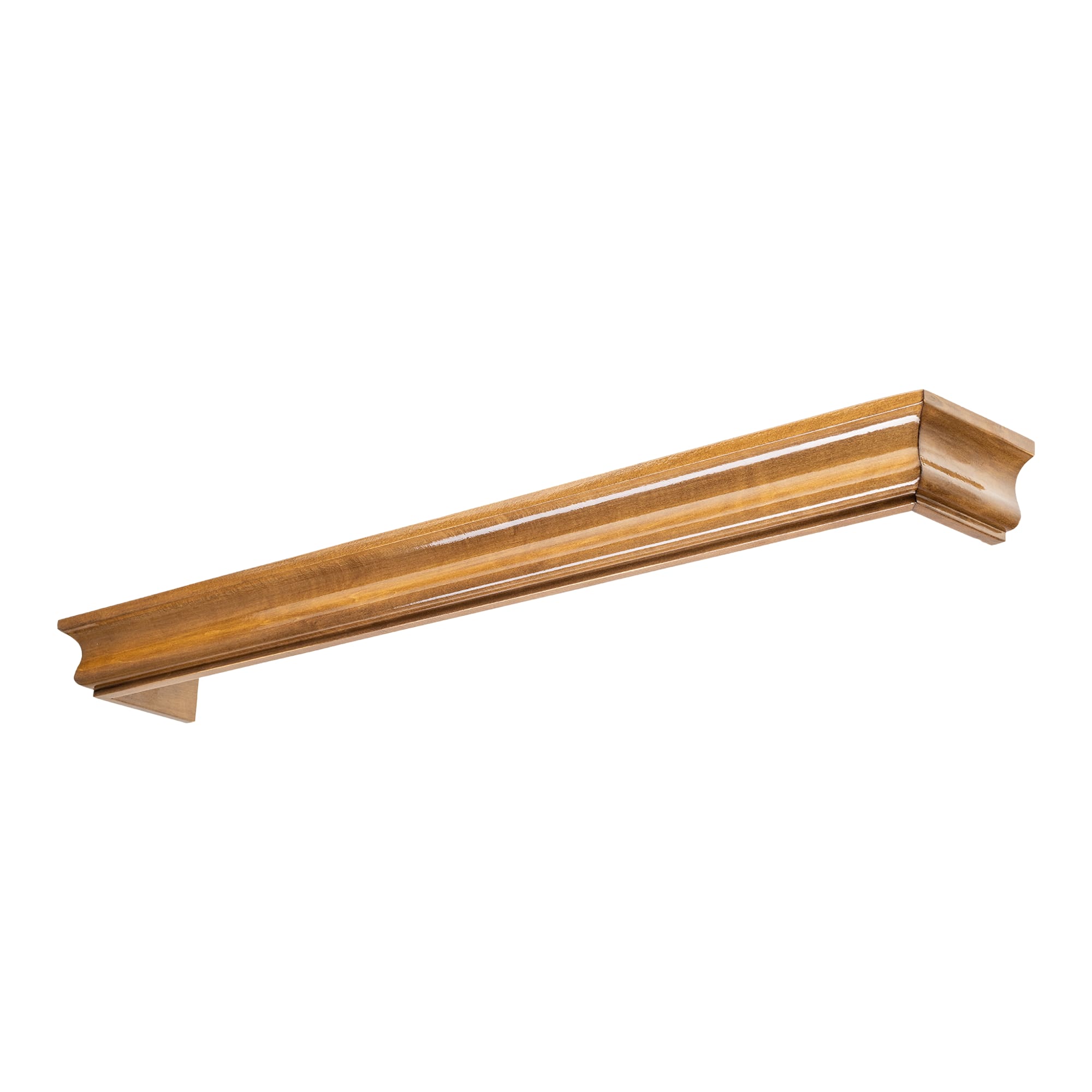 Athena Wooden Curtain Track System with Decorative Valance