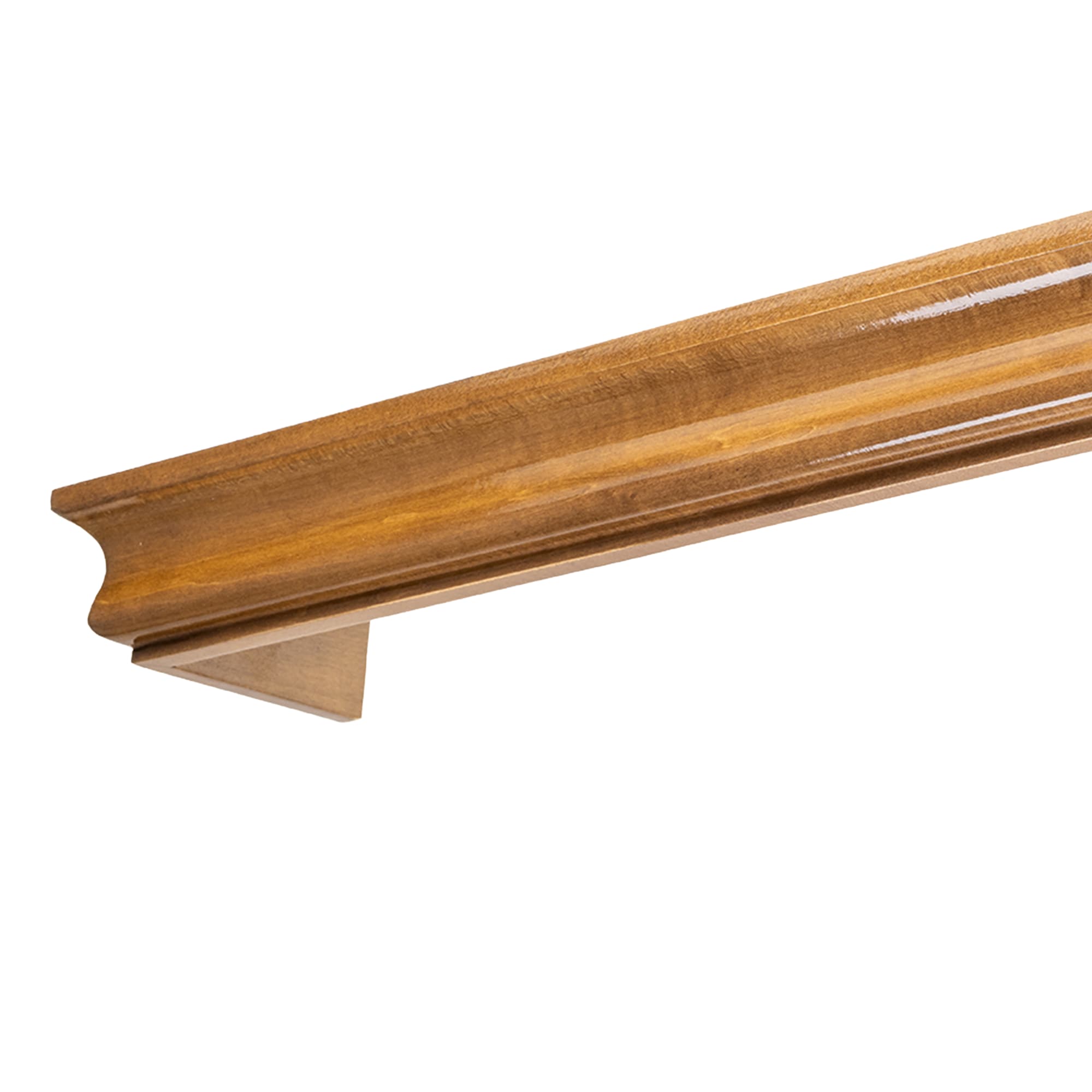Athena Wooden Curtain Track System with Decorative Valance