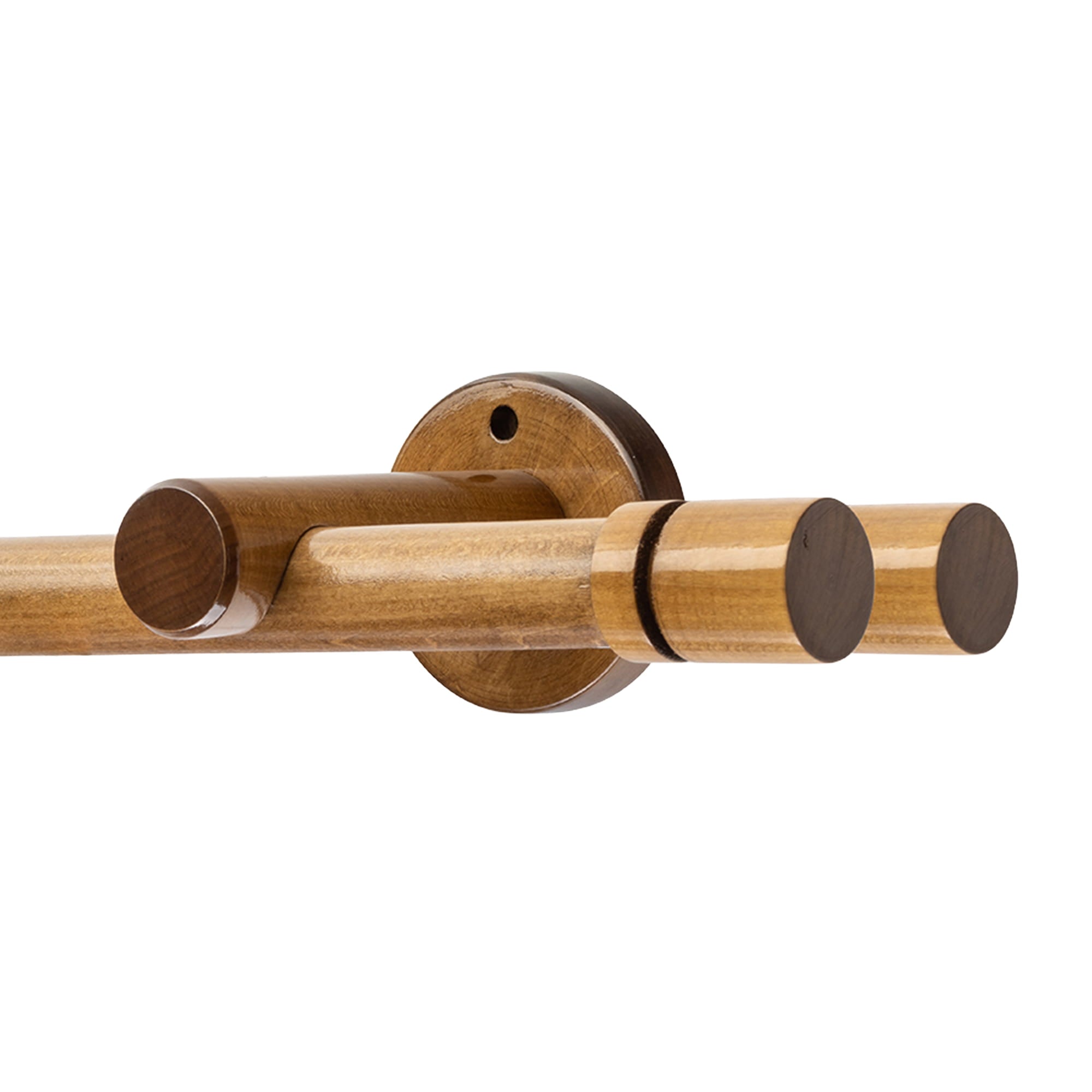 CILINDRU DOUBLE 35 MM WOODEN CURTAIN ROD & ALUMINUM TRACK SYSTEM
