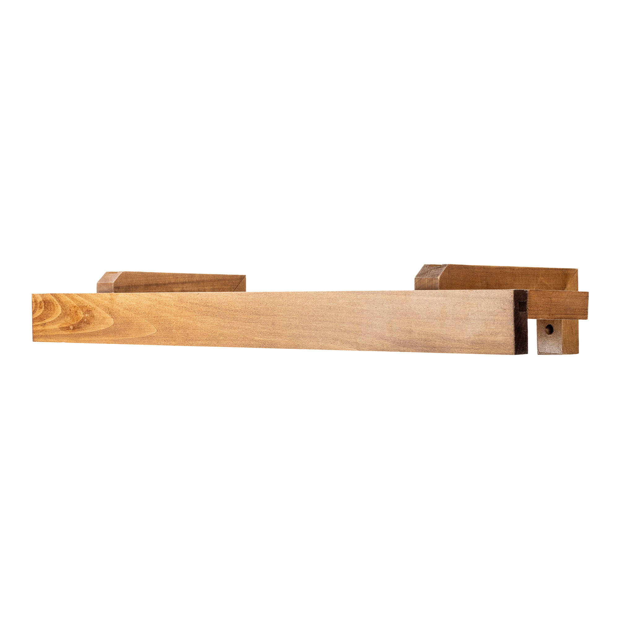 Travetto Double Curtain Track System with Wooden Decorative Valance