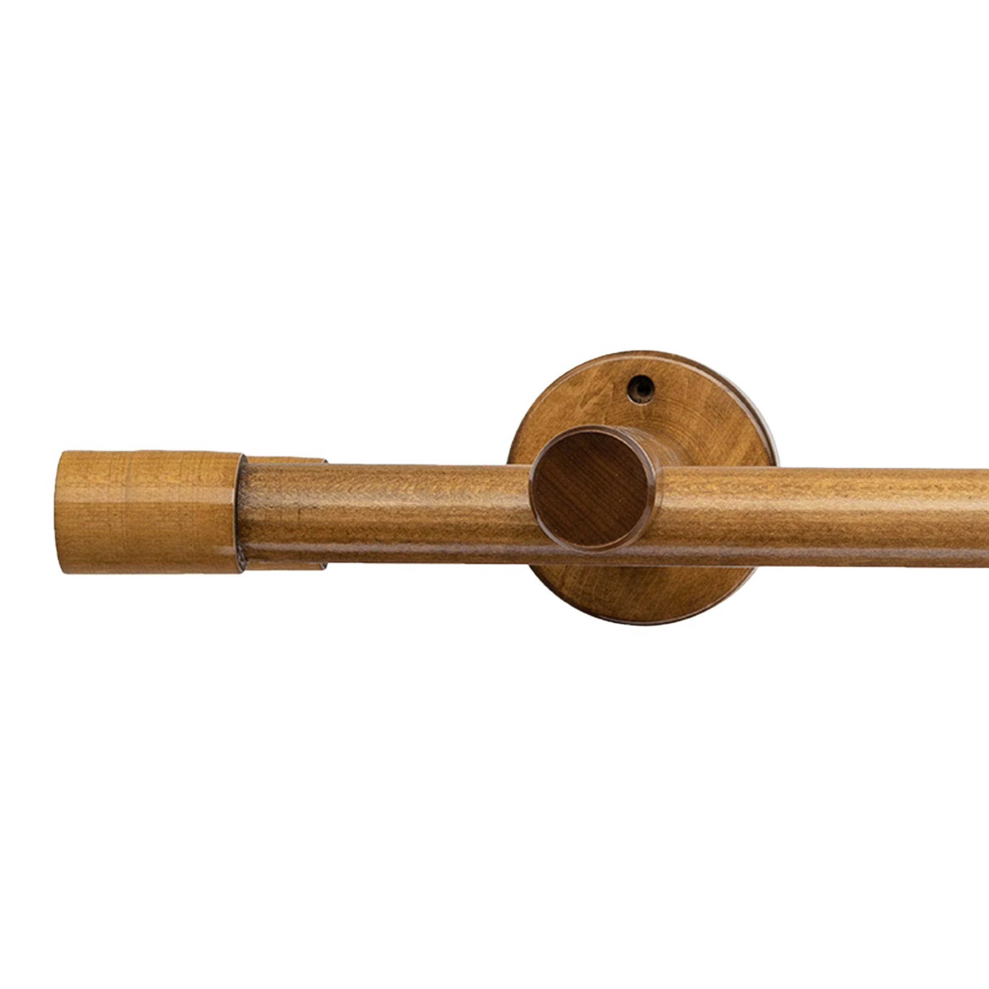 Luna Double 35 mm Wooden Curtain Rod & Track System