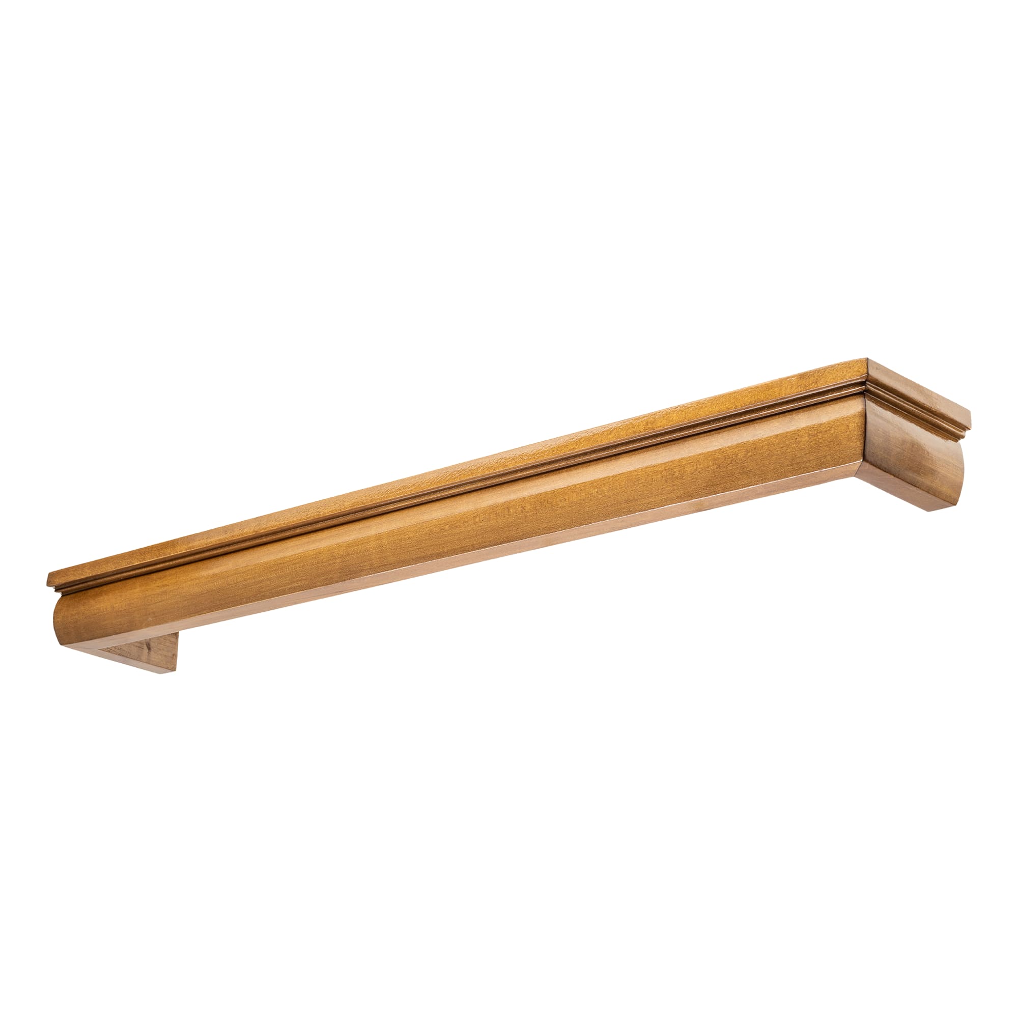 Firenze Wooden Curtain Track System with Decorative Valance