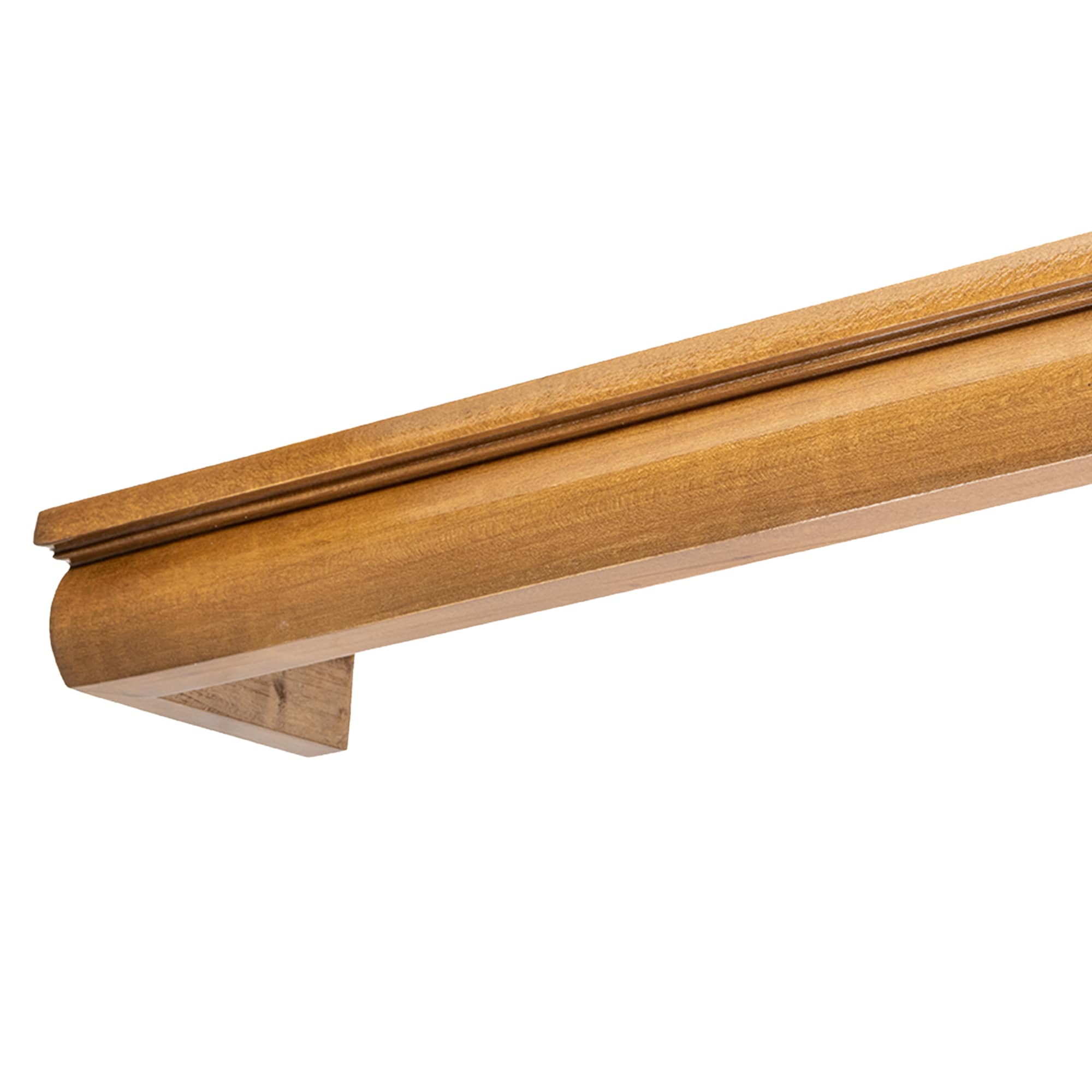 Firenze Wooden Curtain Track System with Decorative Valance