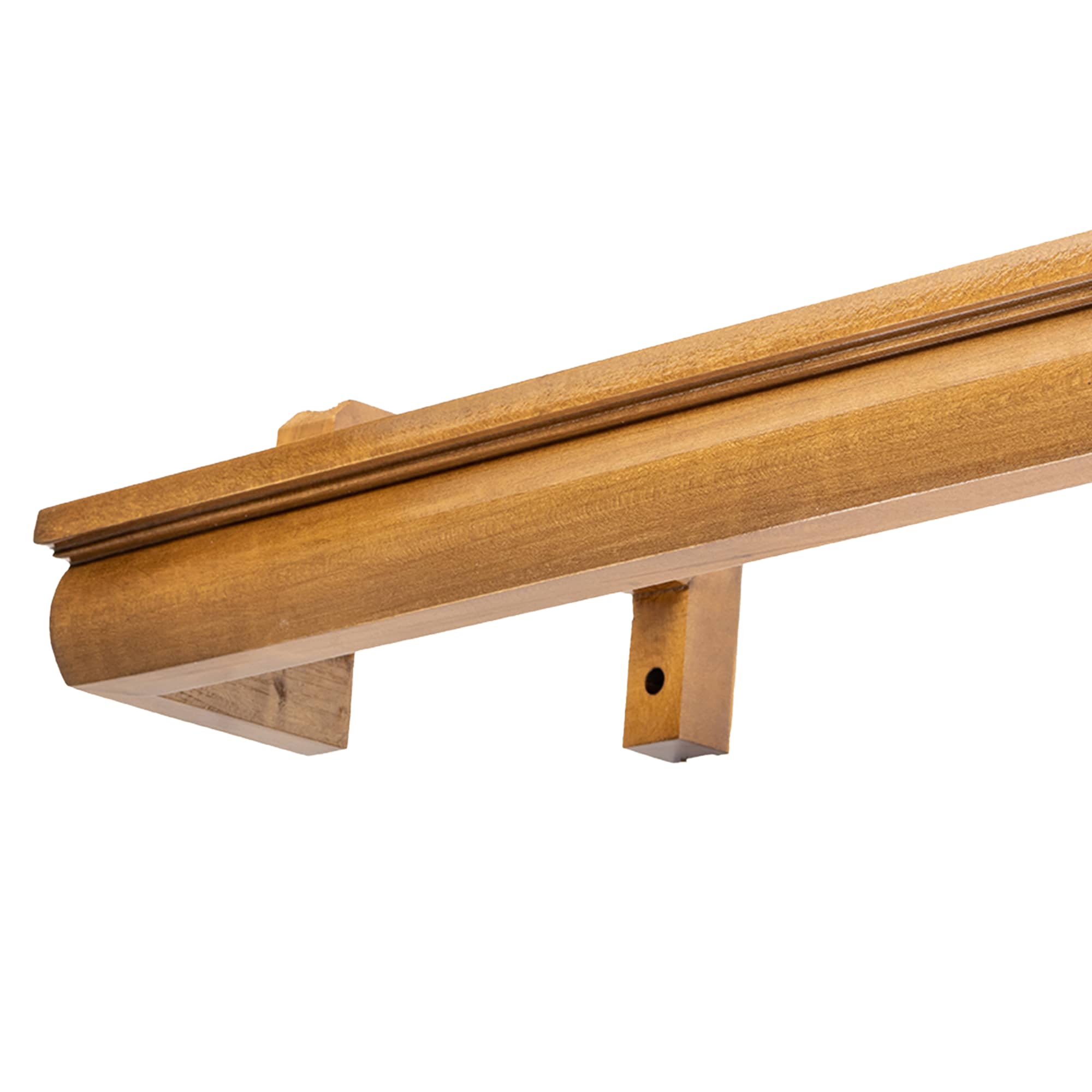 Firenze Wooden Curtain Track System with Decorative Valance