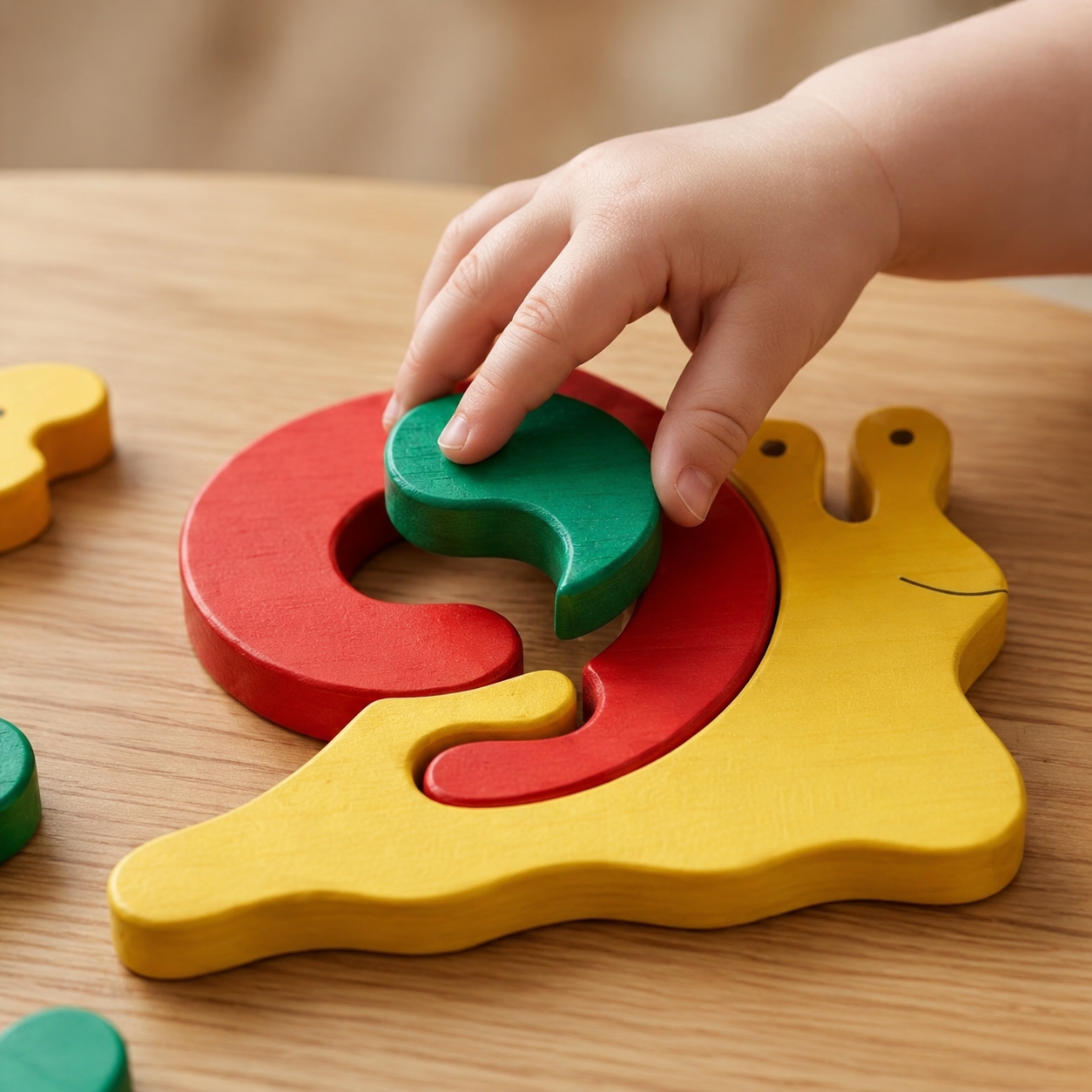 Snail Wooden Puzzle