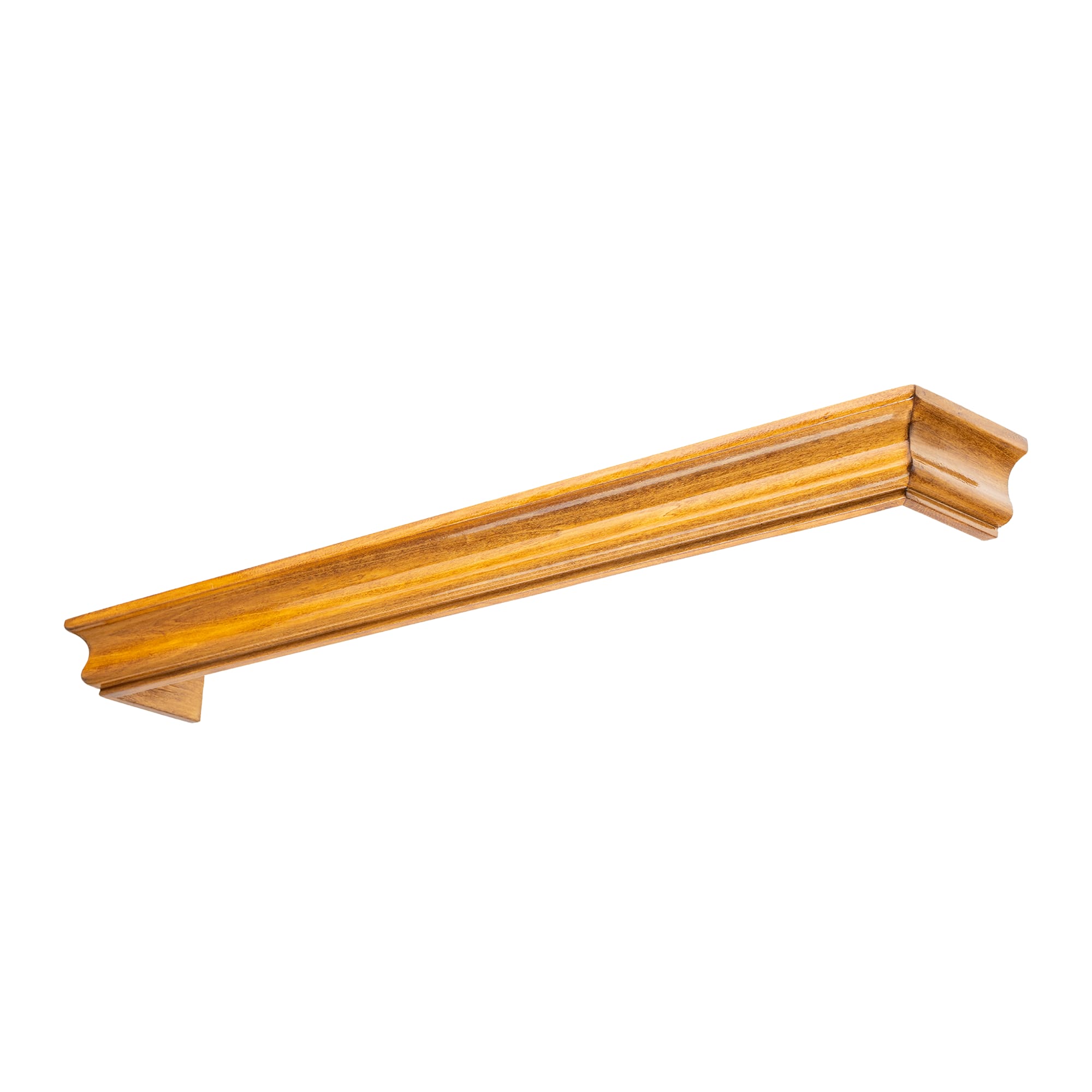 Athena Wooden Curtain Track System with Decorative Valance