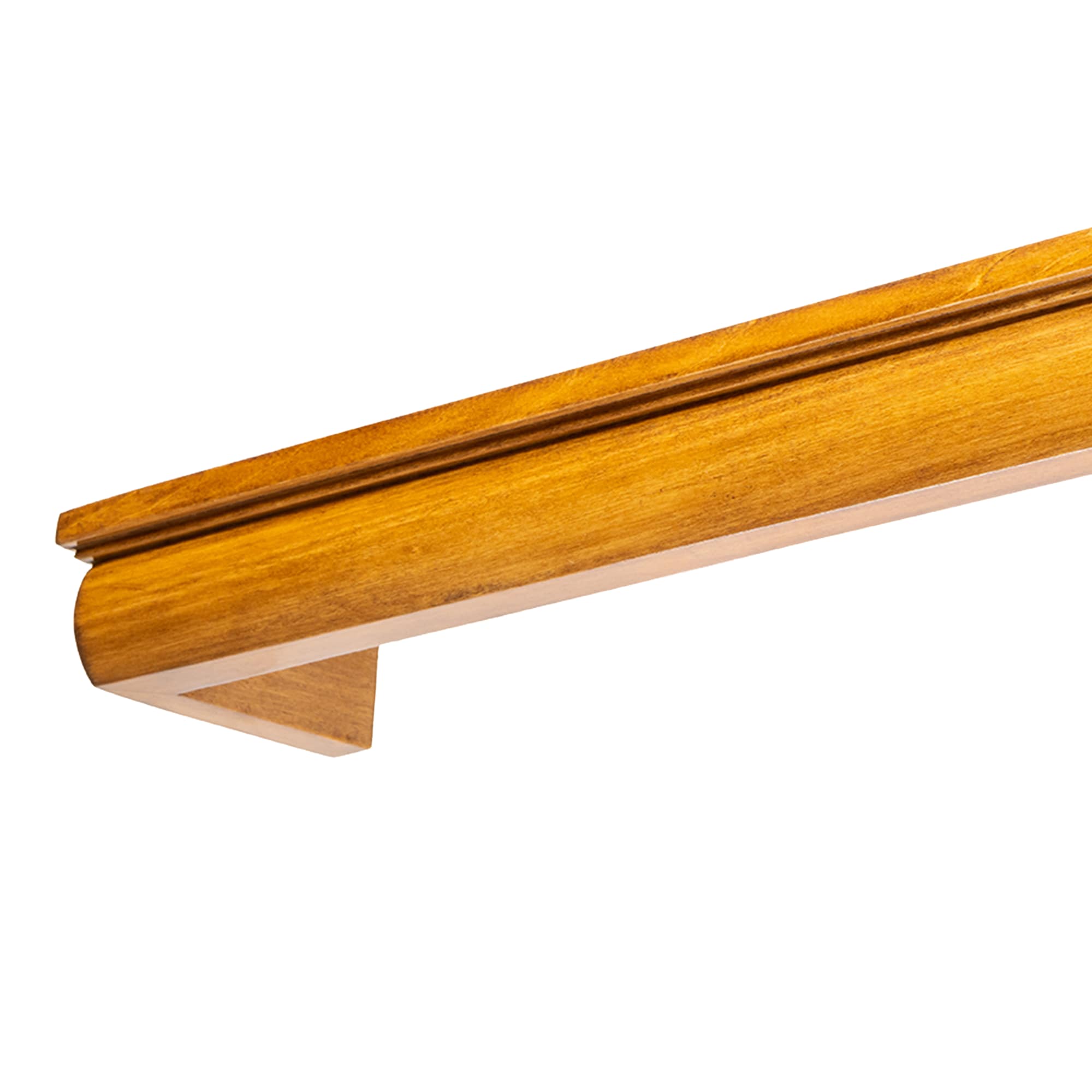 Firenze Wooden Curtain Track System with Decorative Valance