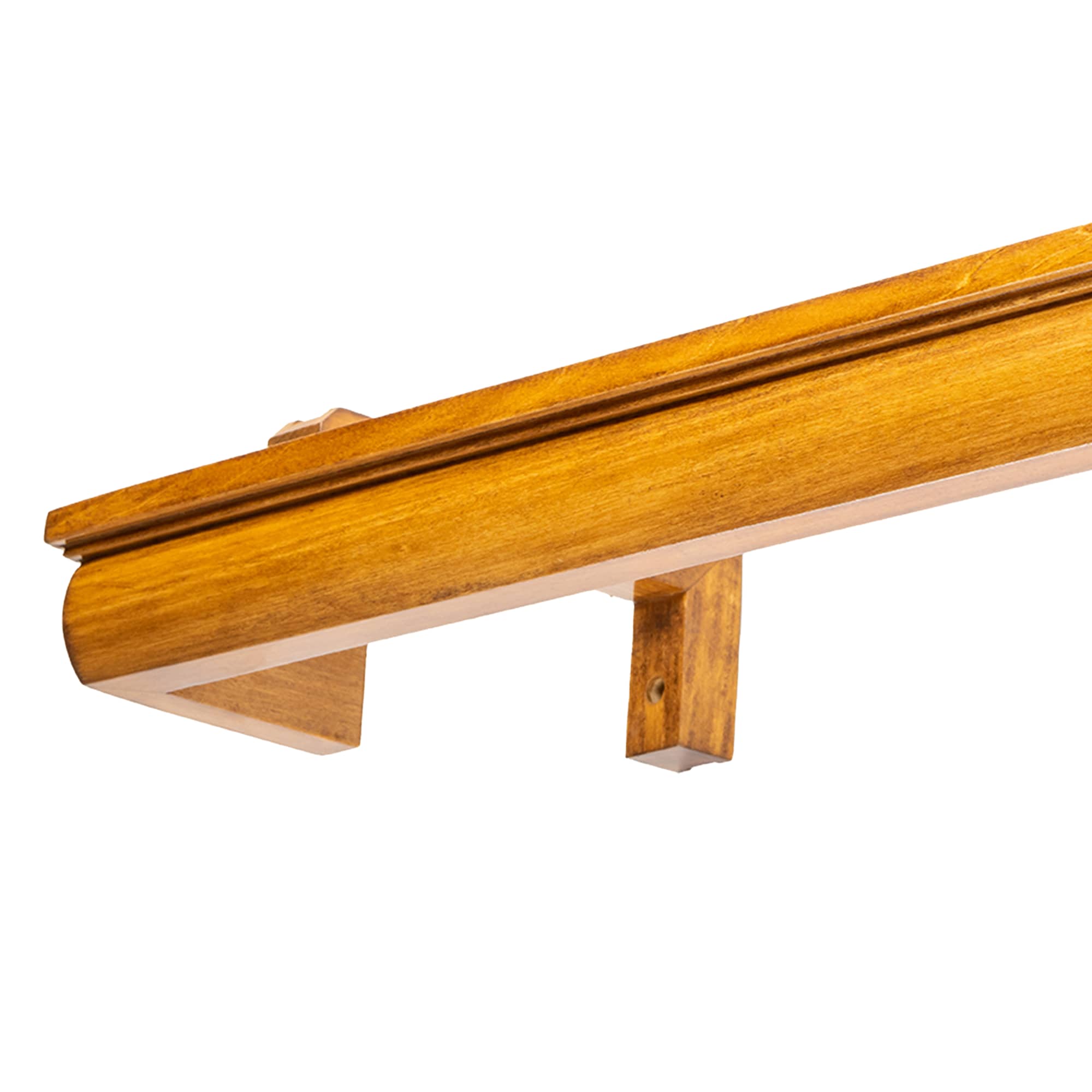 Firenze Wooden Curtain Track System with Decorative Valance