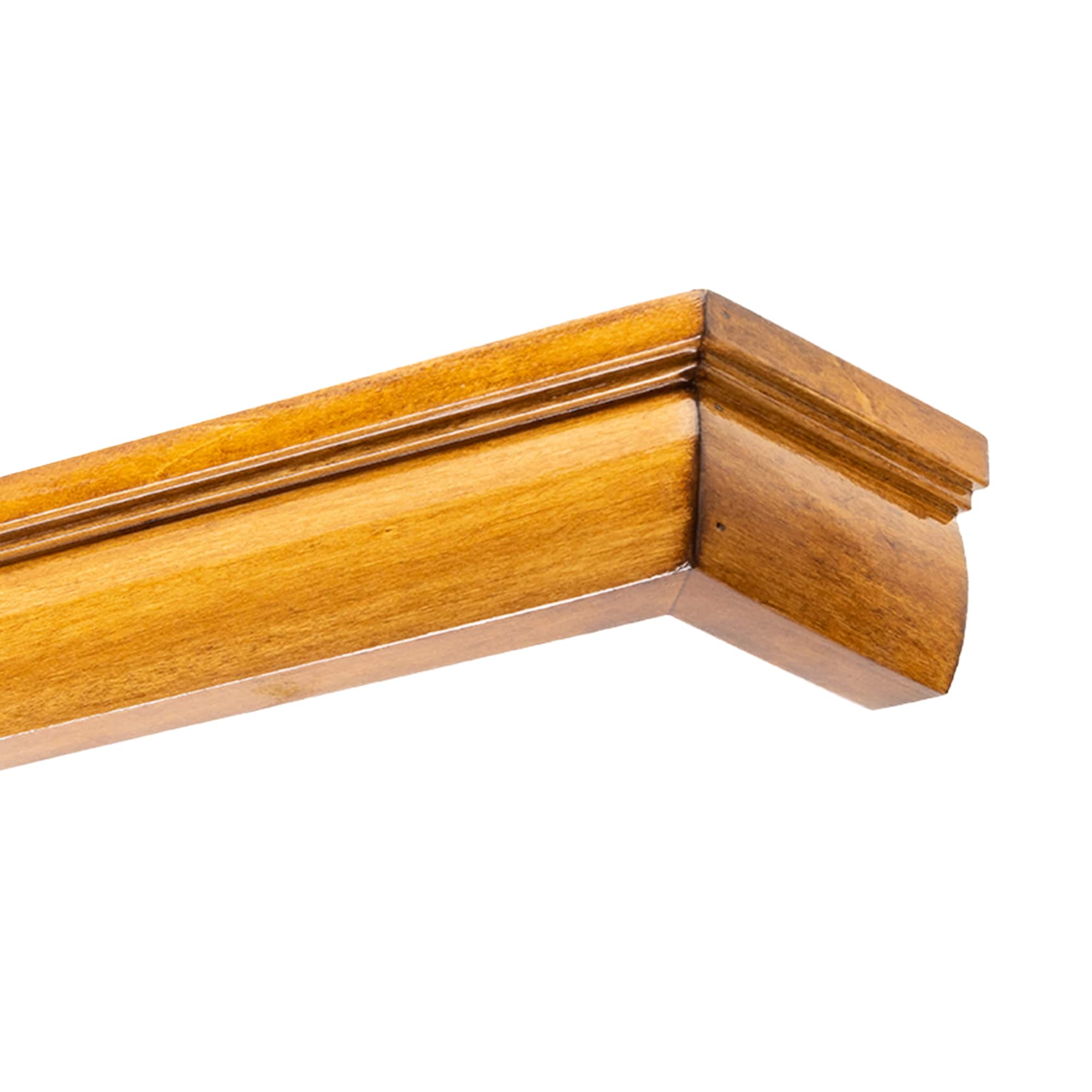 Firenze Wooden Curtain Track System with Decorative Valance
