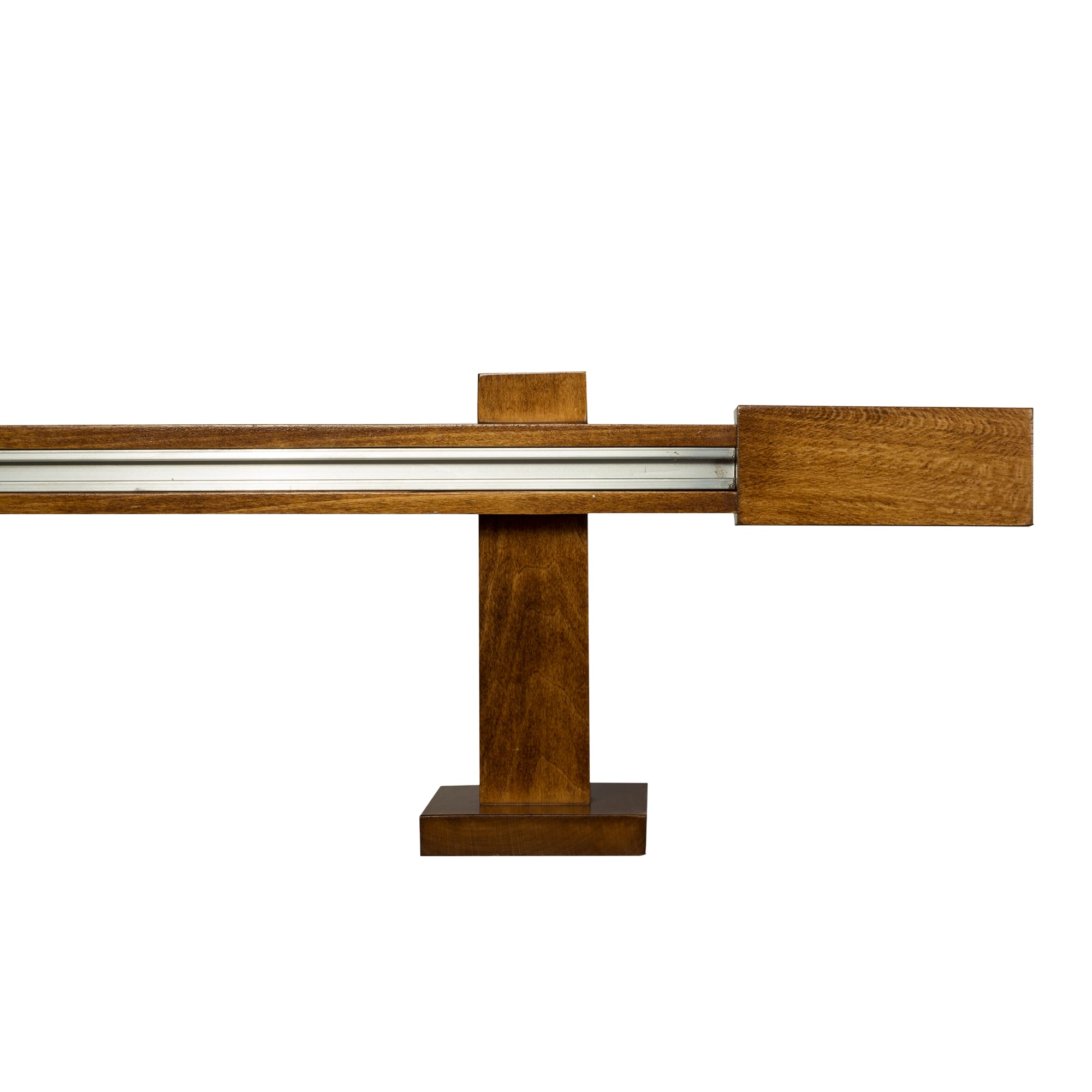 Praga Wooden Curtain Rod with Aluminum Track