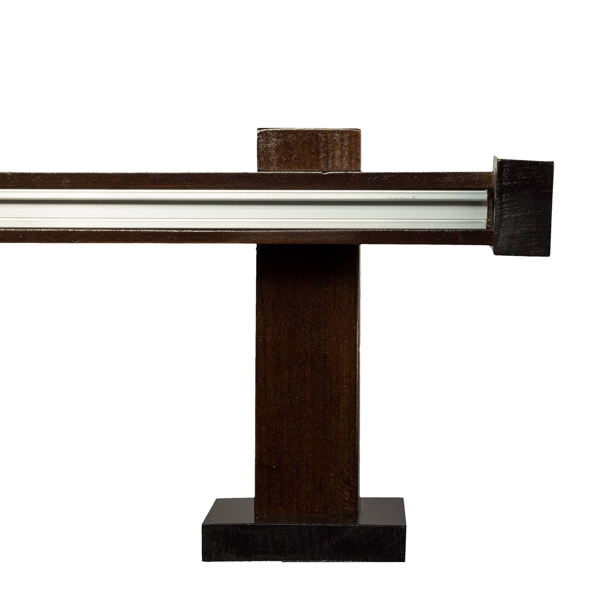 Dalia Wooden Curtain Rod with Aluminum Track