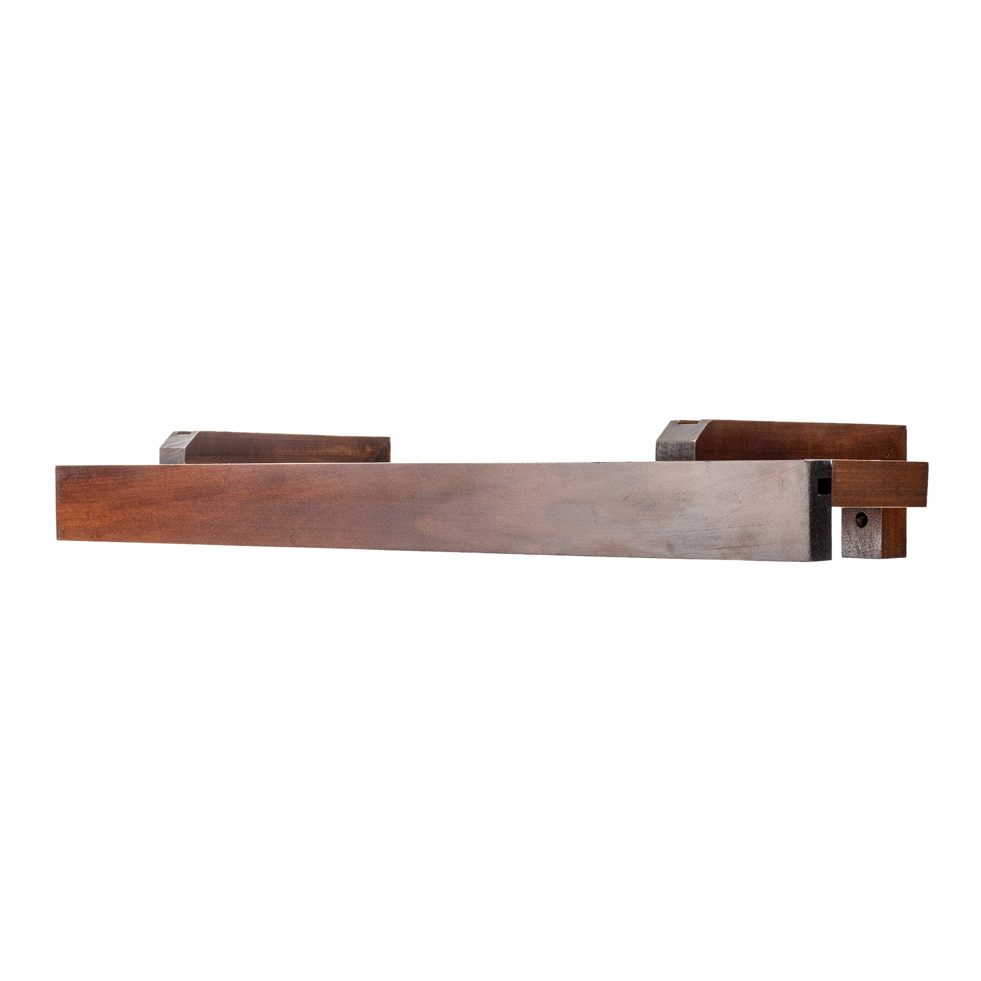 Travetto Double Curtain Track System with Wooden Decorative Valance