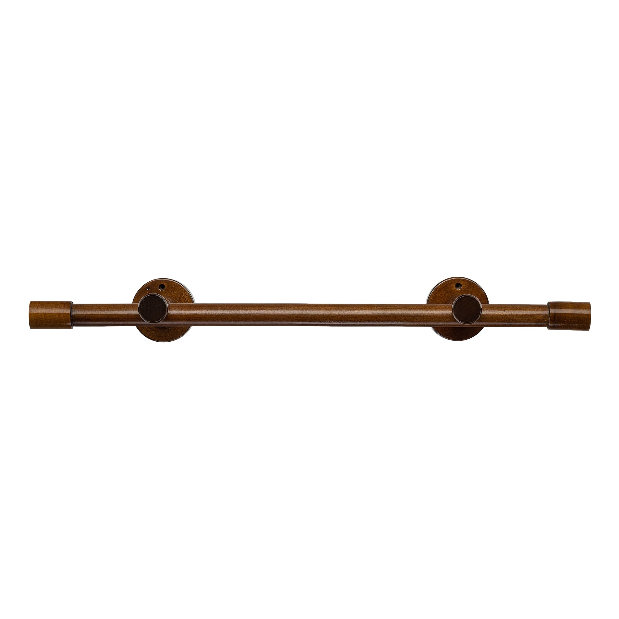 Luna Single 35 mm Wooden Curtain Rod & Track System