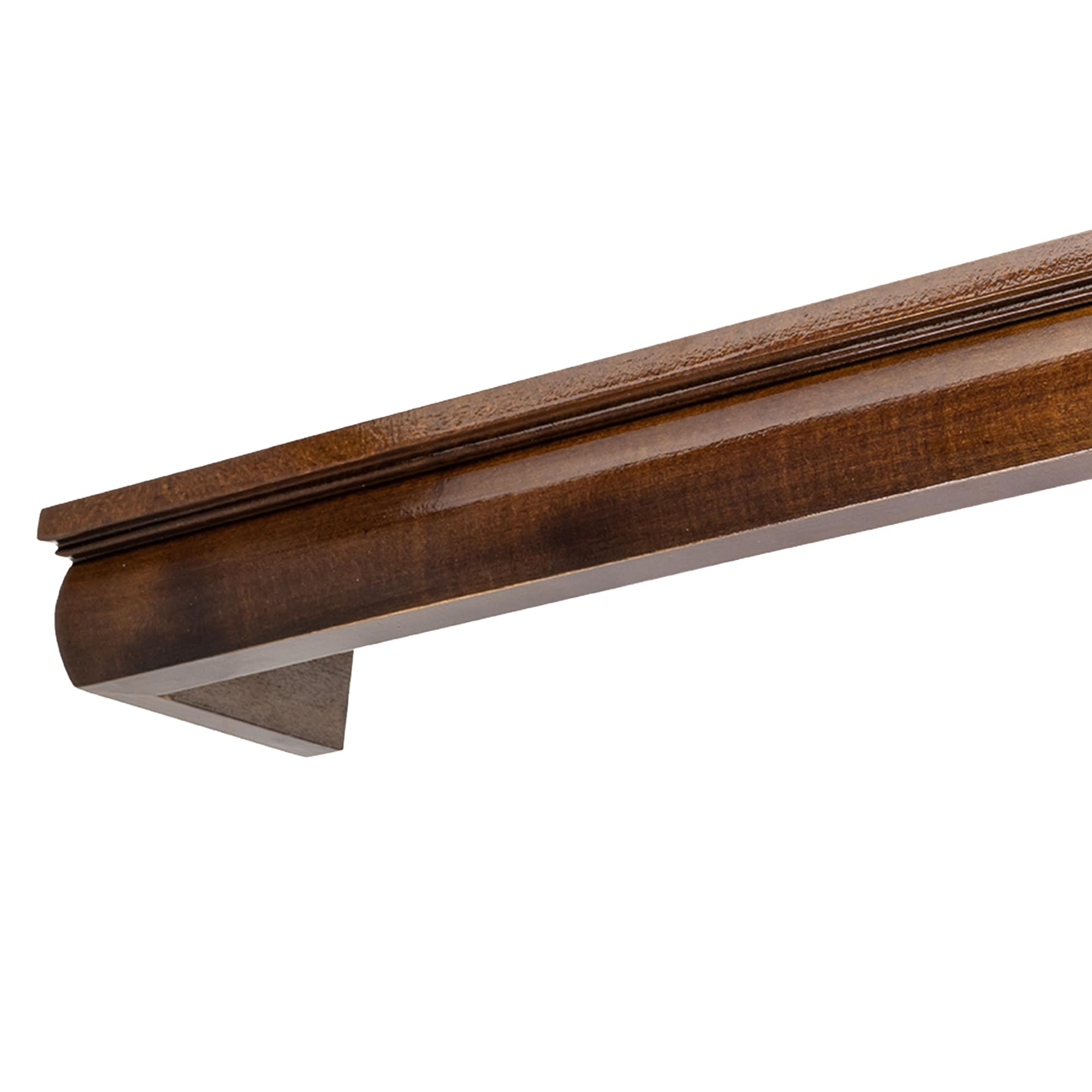 Firenze Wooden Curtain Track System with Decorative Valance