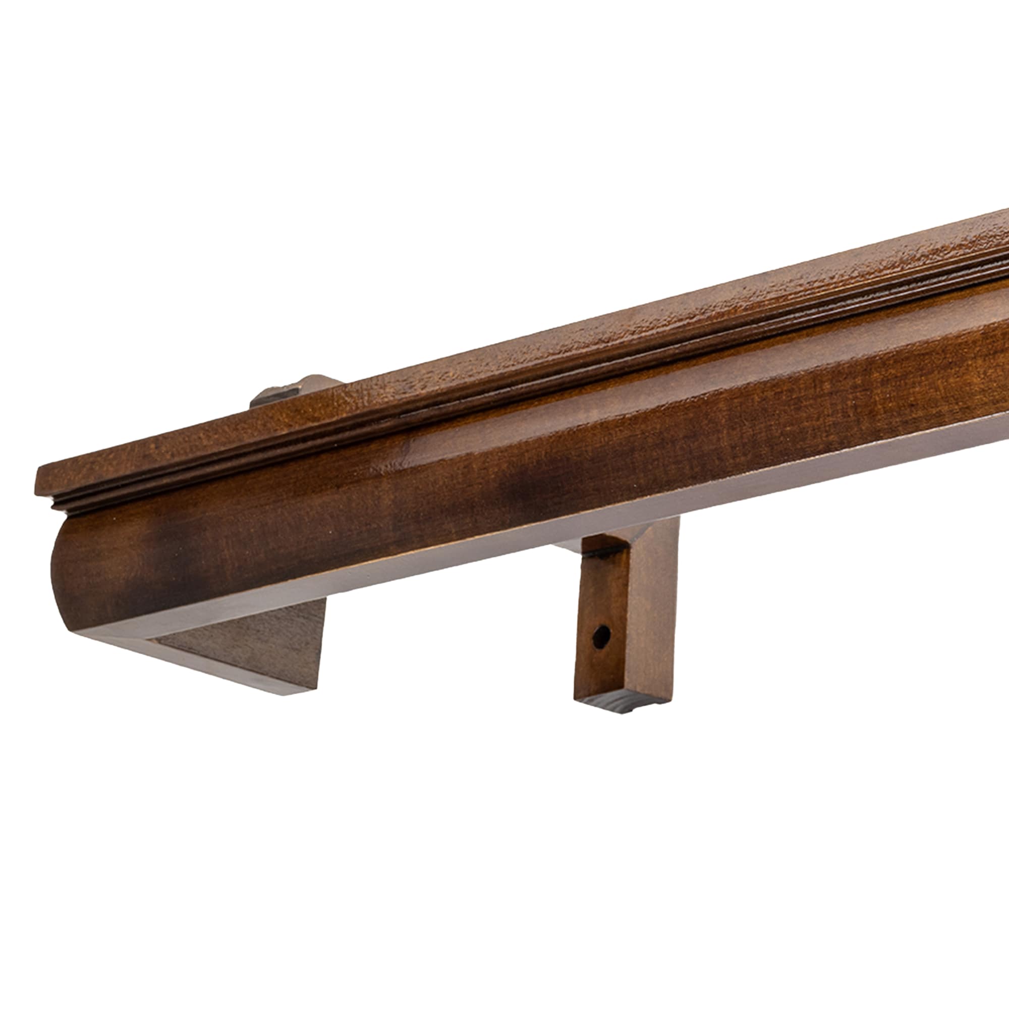 Firenze Wooden Curtain Track System with Decorative Valance