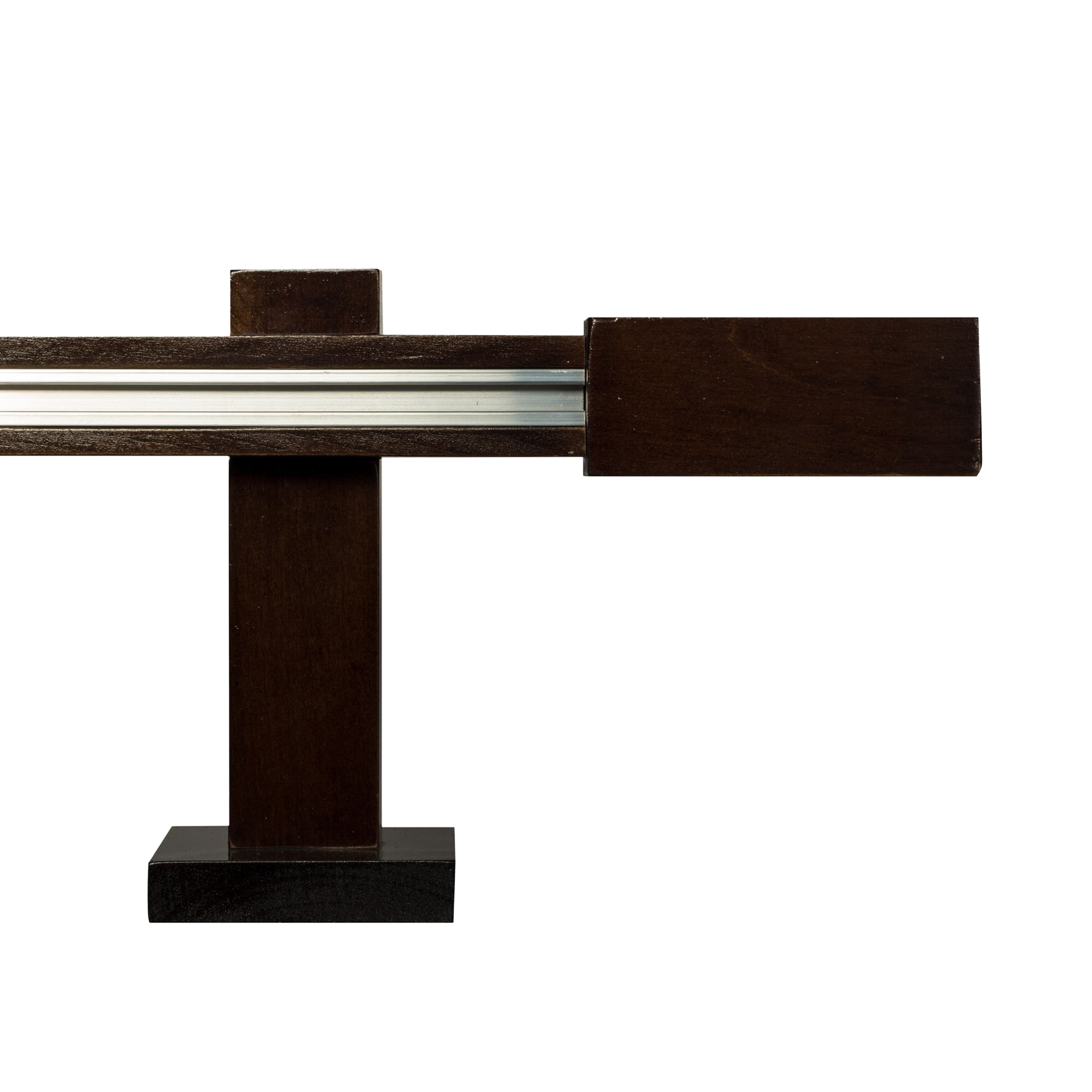 Praga Wooden Curtain Rod with Aluminum Track