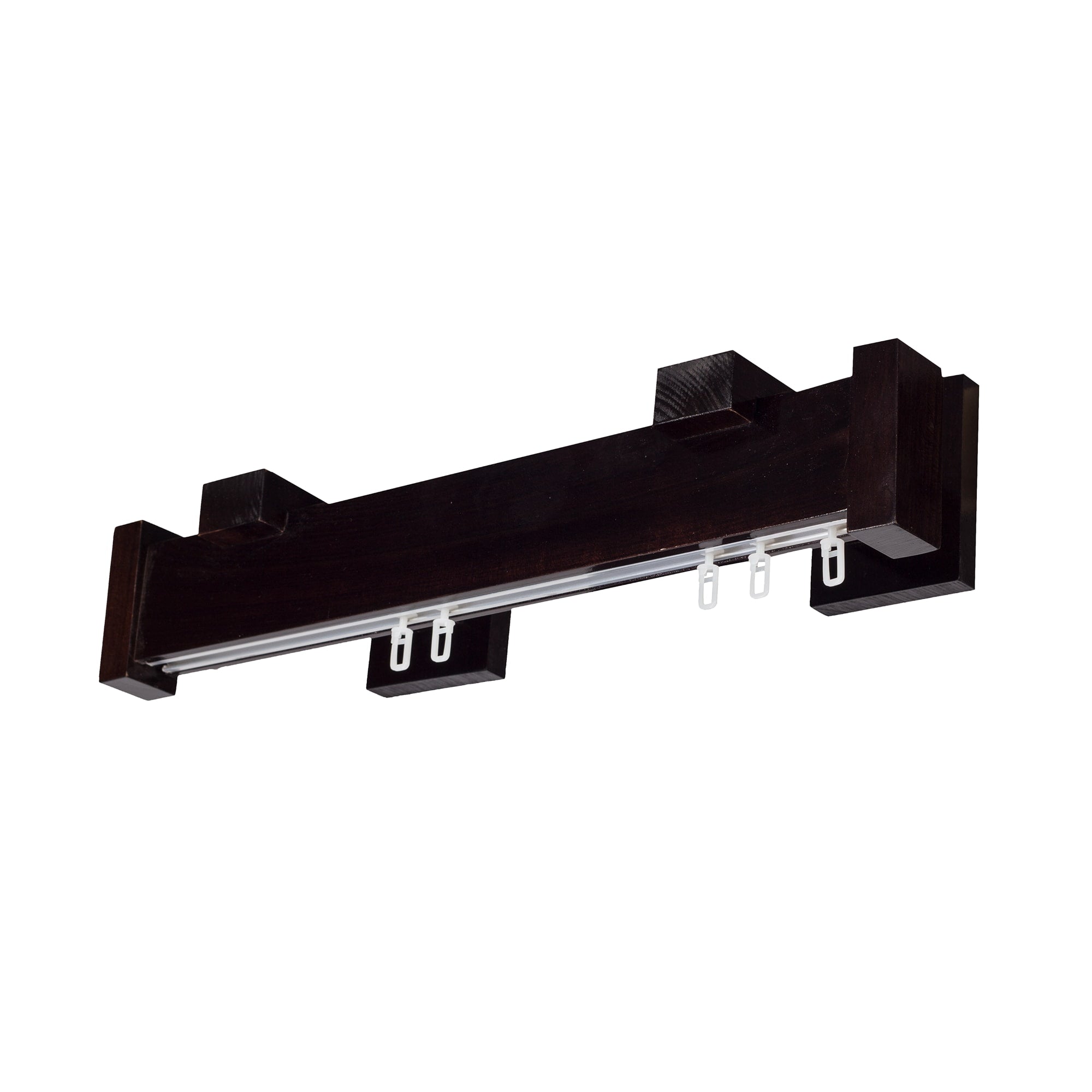 Dalia Wooden Curtain Rod with Aluminum Track