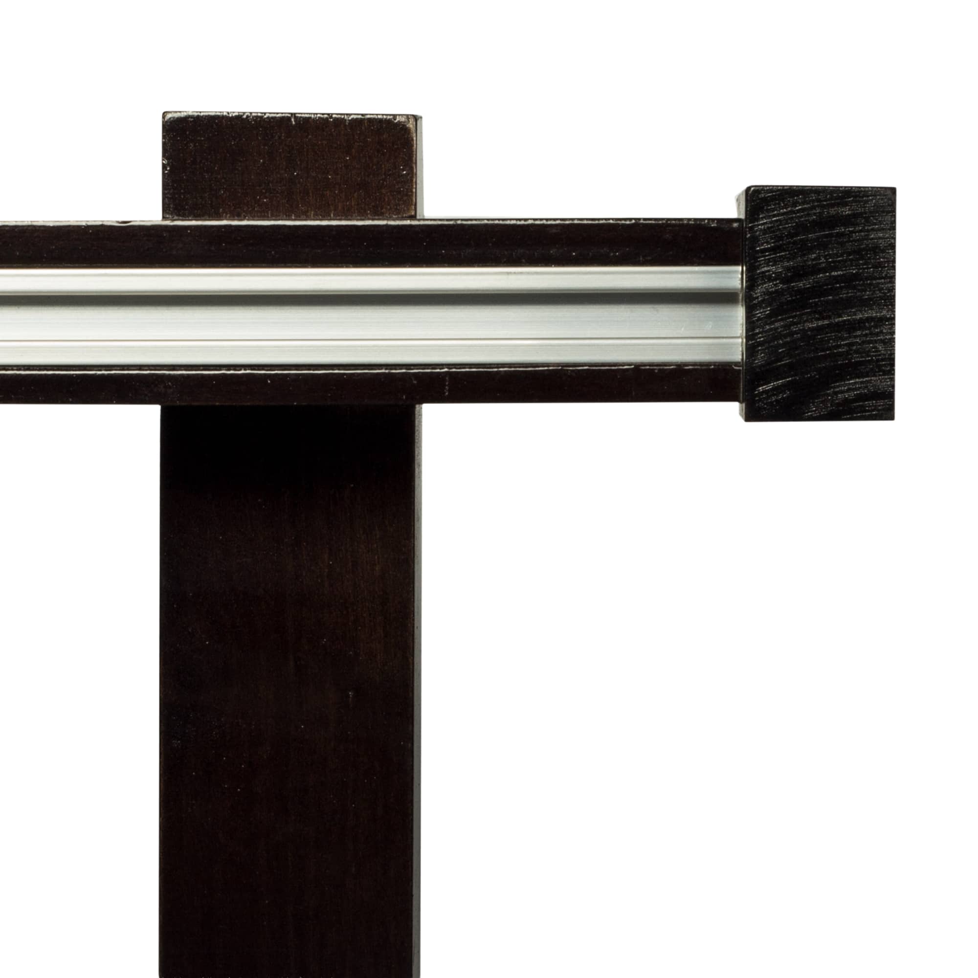 Dalia Wooden Curtain Rod with Aluminum Track