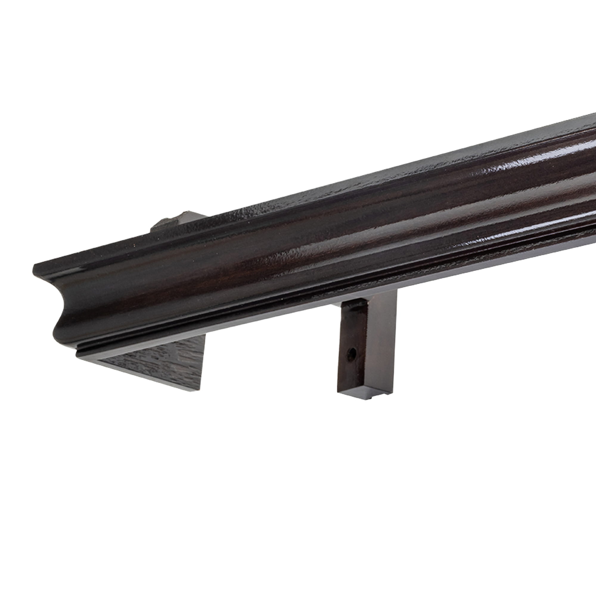 Athena Wooden Curtain Track System with Decorative Valance
