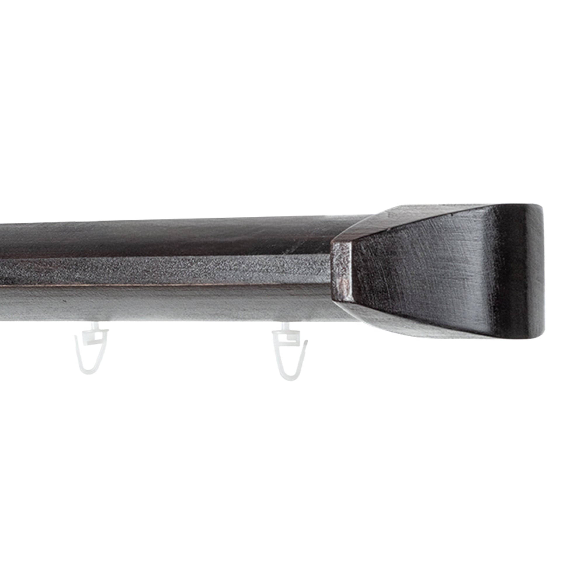 Single wooden curtain track Siena