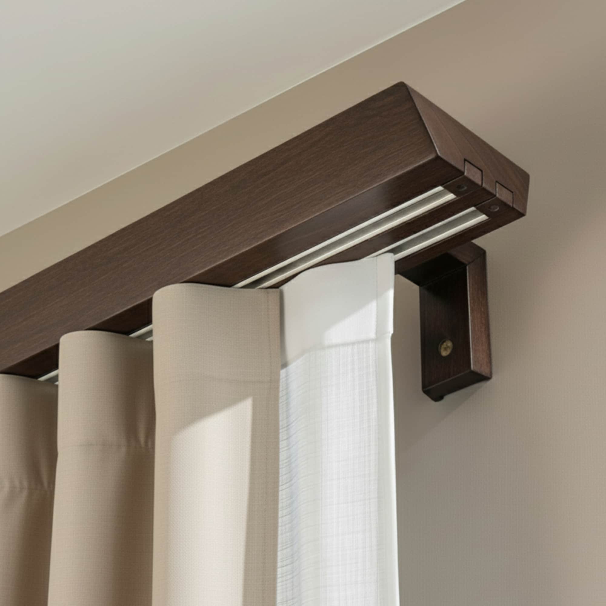 Double curtain and drape track Knauern