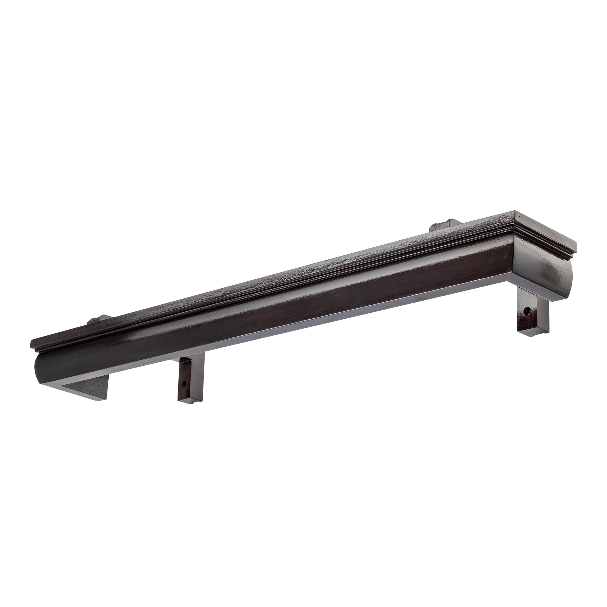Firenze Wooden Curtain Track System with Decorative Valance