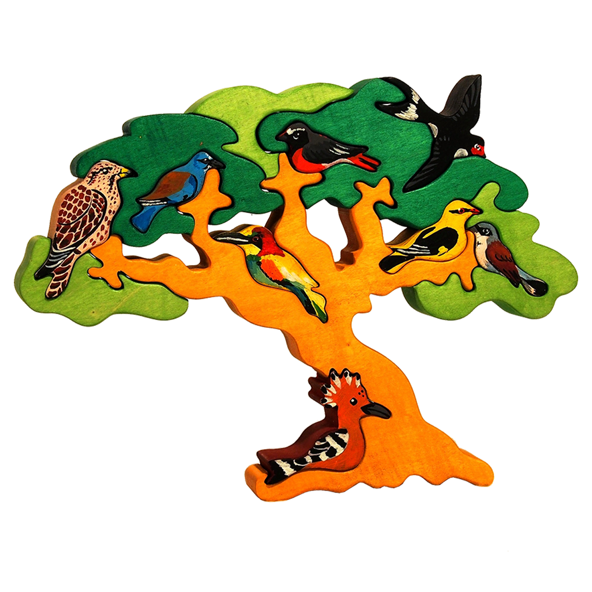 Bird Tree Wooden Puzzle